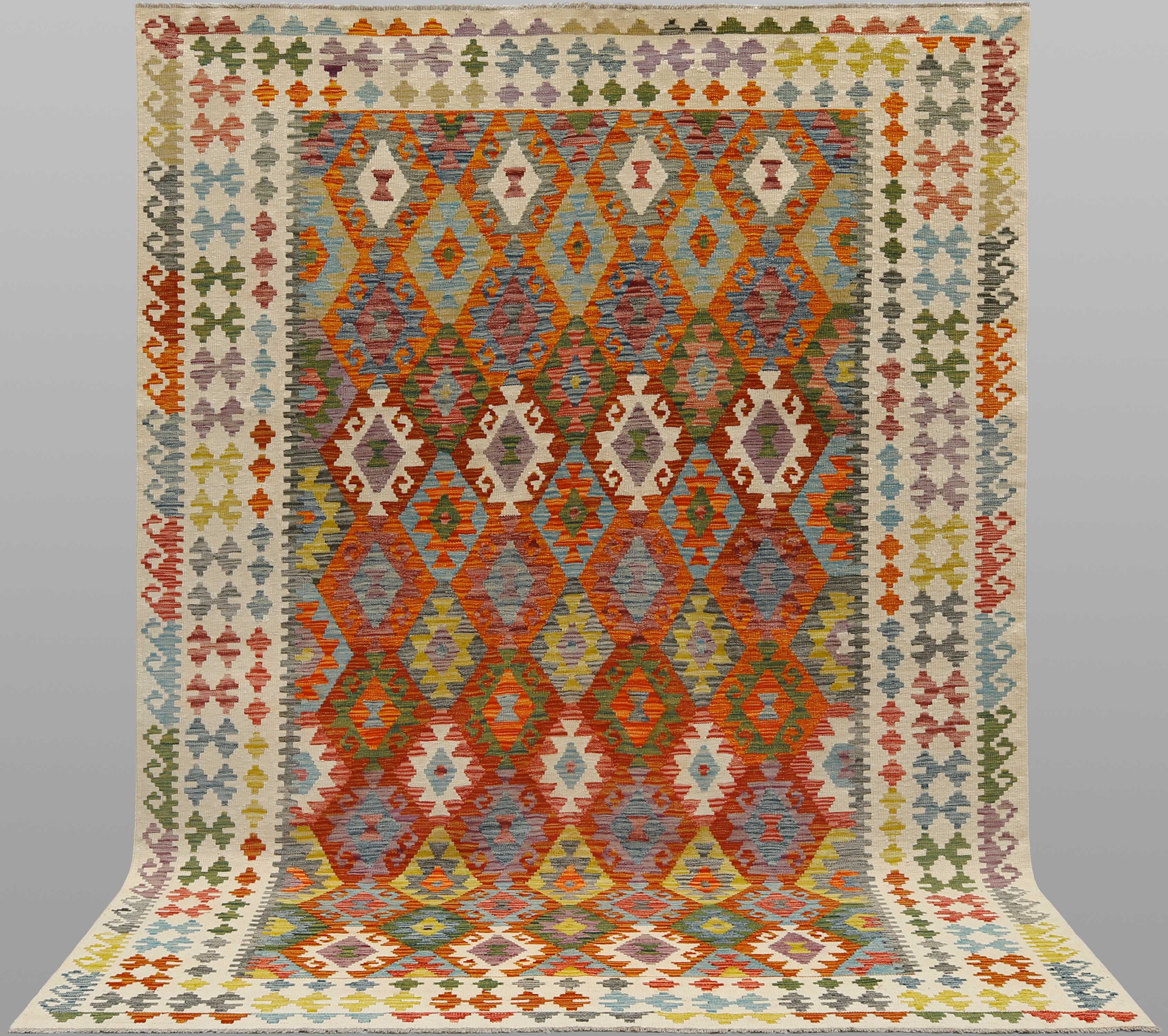 ORIENTMATTA. Kelim klassisk design, 296 x 205 cm.