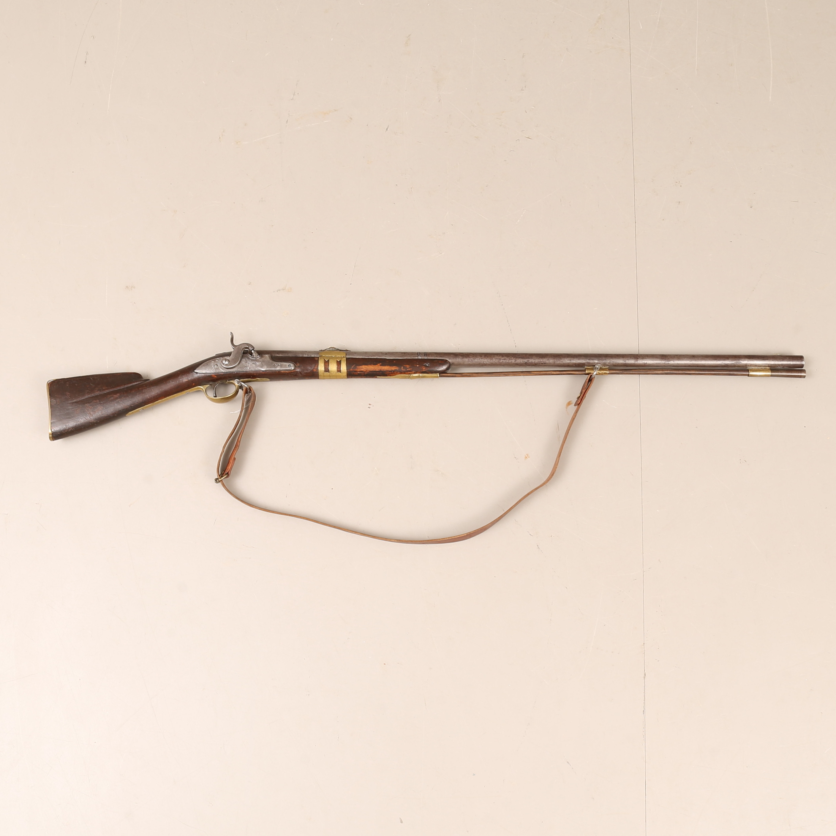 SLAGLÅSBÖSSA för jakt, Sverige 1800-talets mitt.