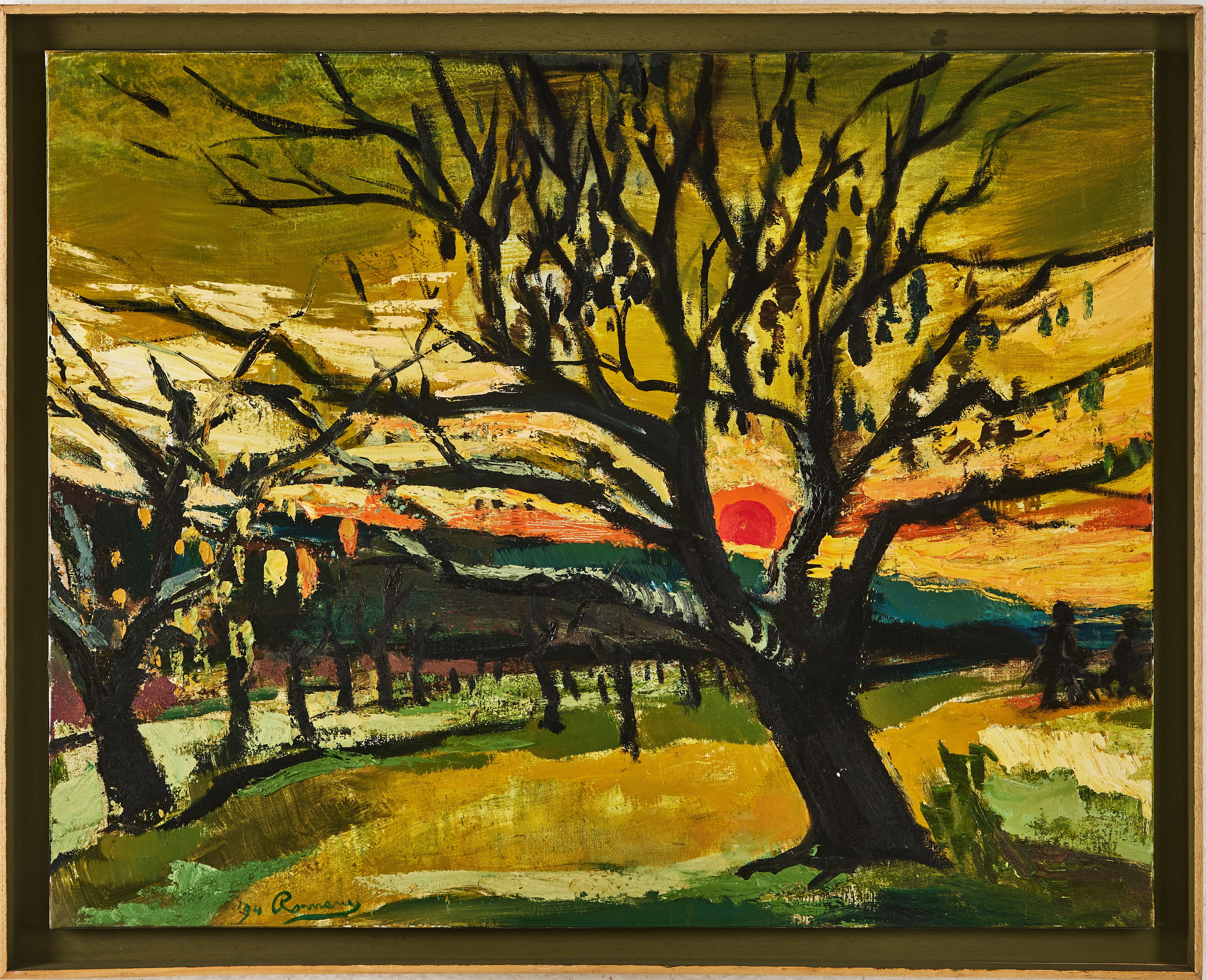 EDLEF TER HAAR ROMENY (NEDERLÄNDERNA, 1926-2017). "Rustrel", olja på duk, signerad samt daterad '94.