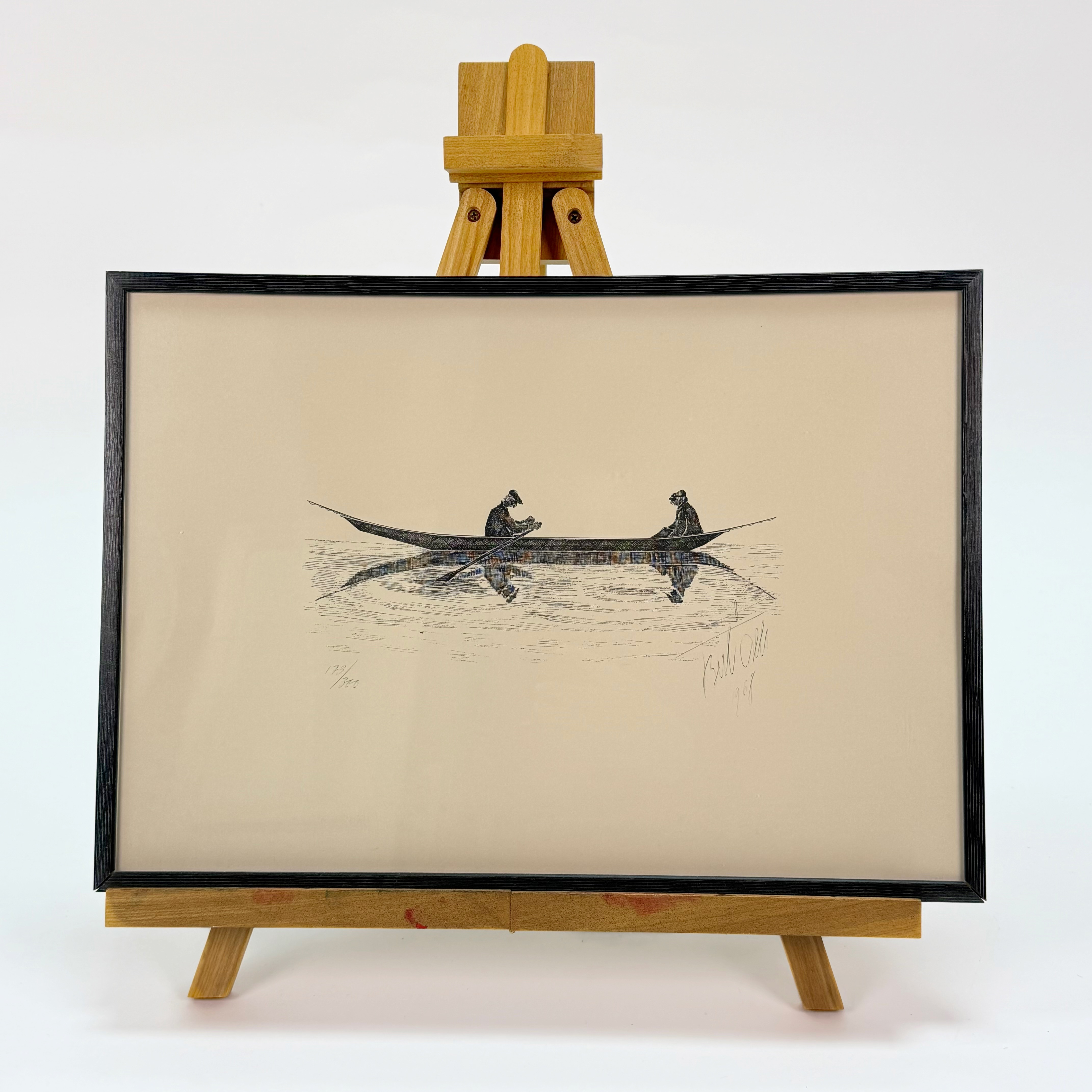 BERT OLLS. litografi 173/300 , signerat och daterat 1969.