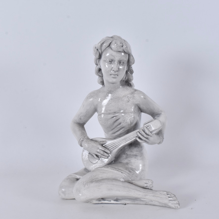 SKULPTUR, bemålat gips, 1900-talets börljan.