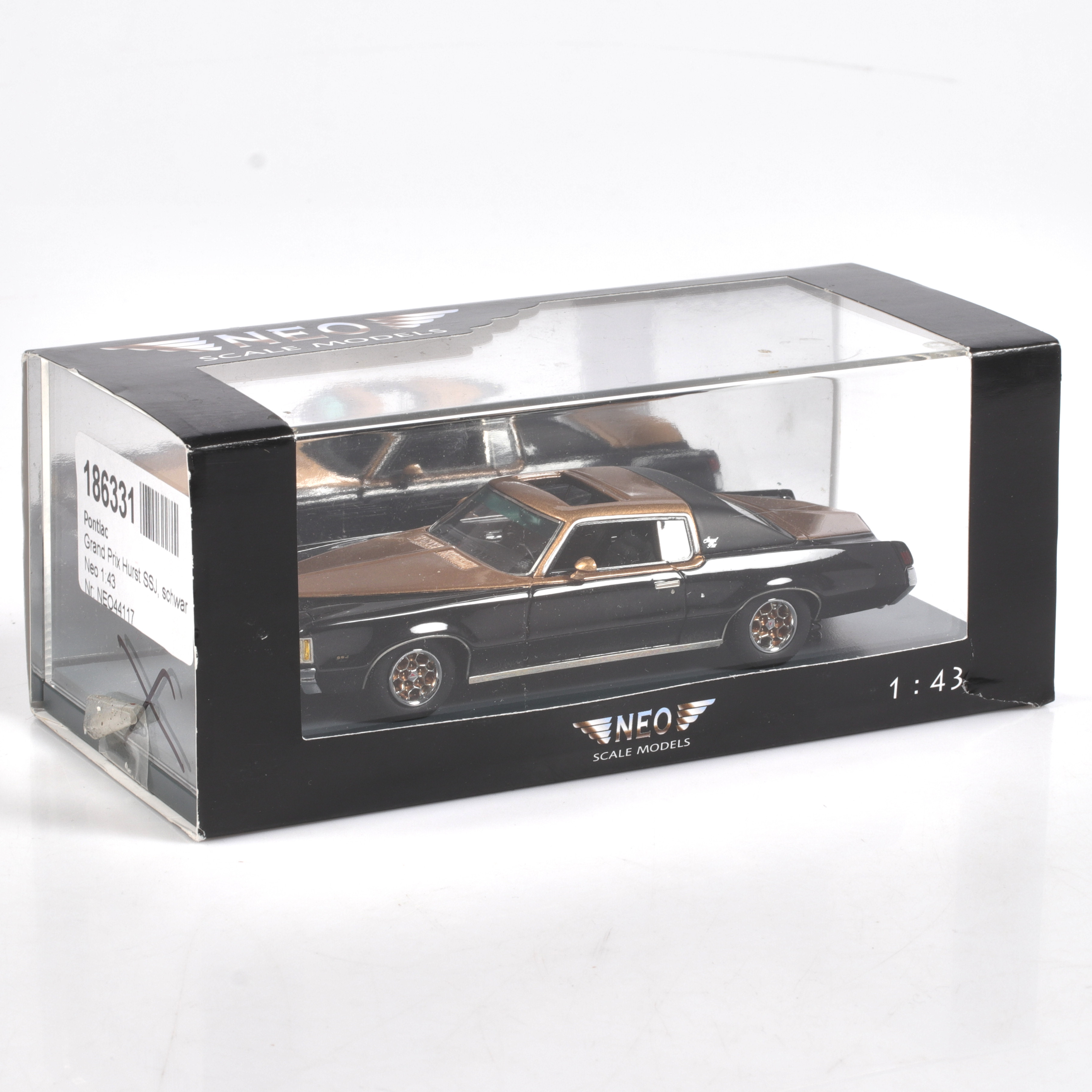 MODELLBIL, metall/resin, Pontiac Grand Prix Hurst SSJ, NEO Models, skala 1:43.