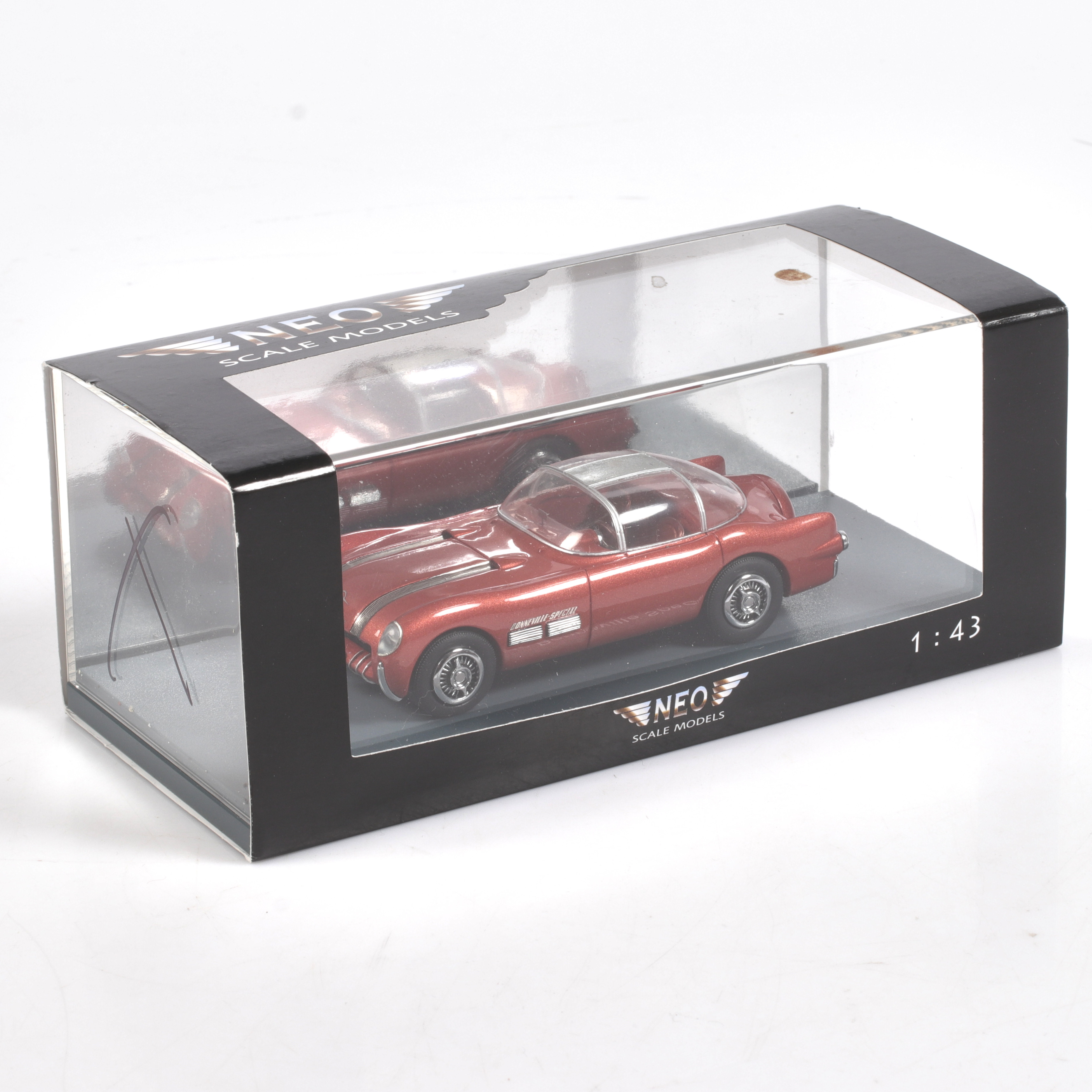 MODELLBIL, metall/resin, Pontiac Bonneville Special, NEO Models, skala 1:43.