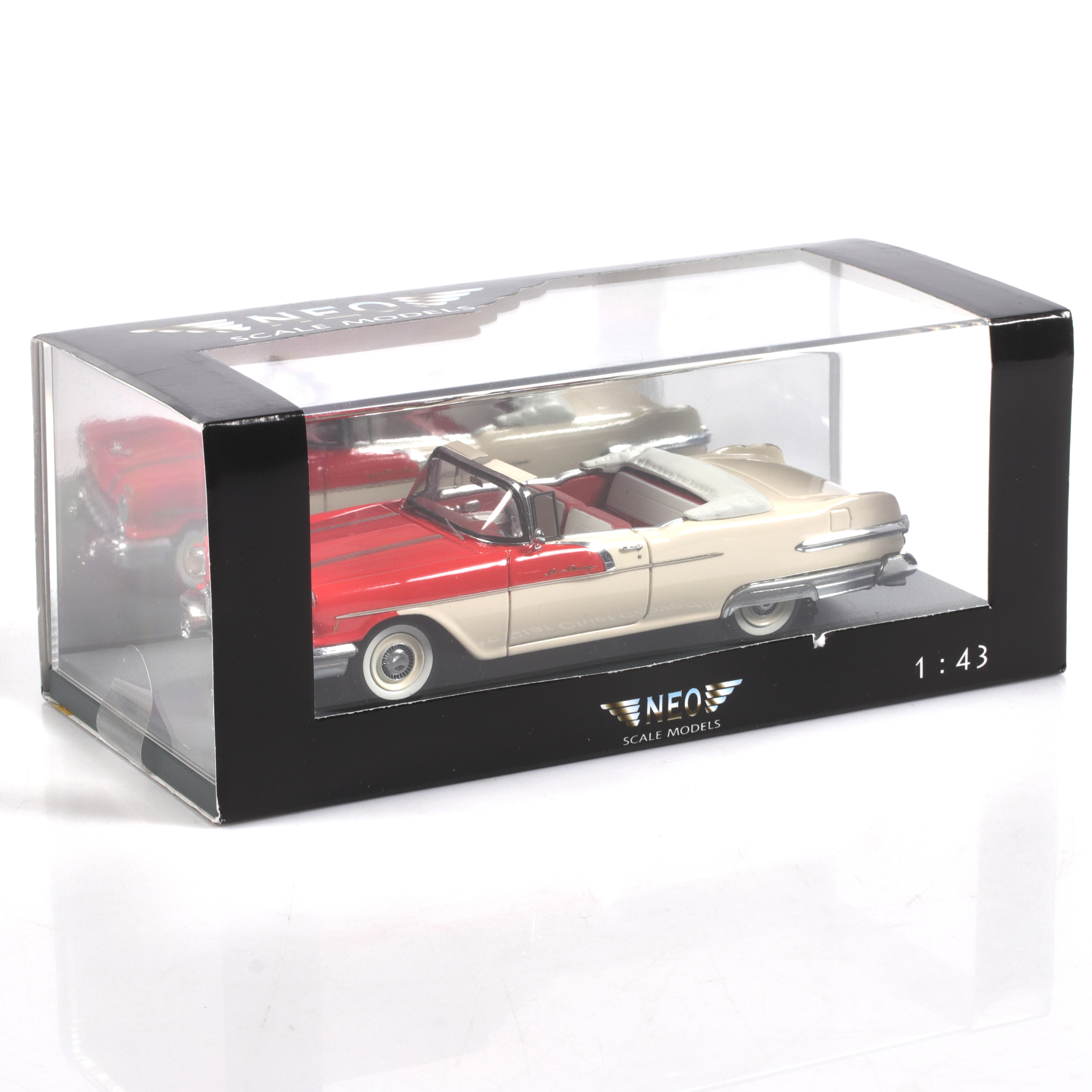 MODELLBIL, metall/resin, Pontiac Star Chief Convertible, NEO Models, skala 1:43.