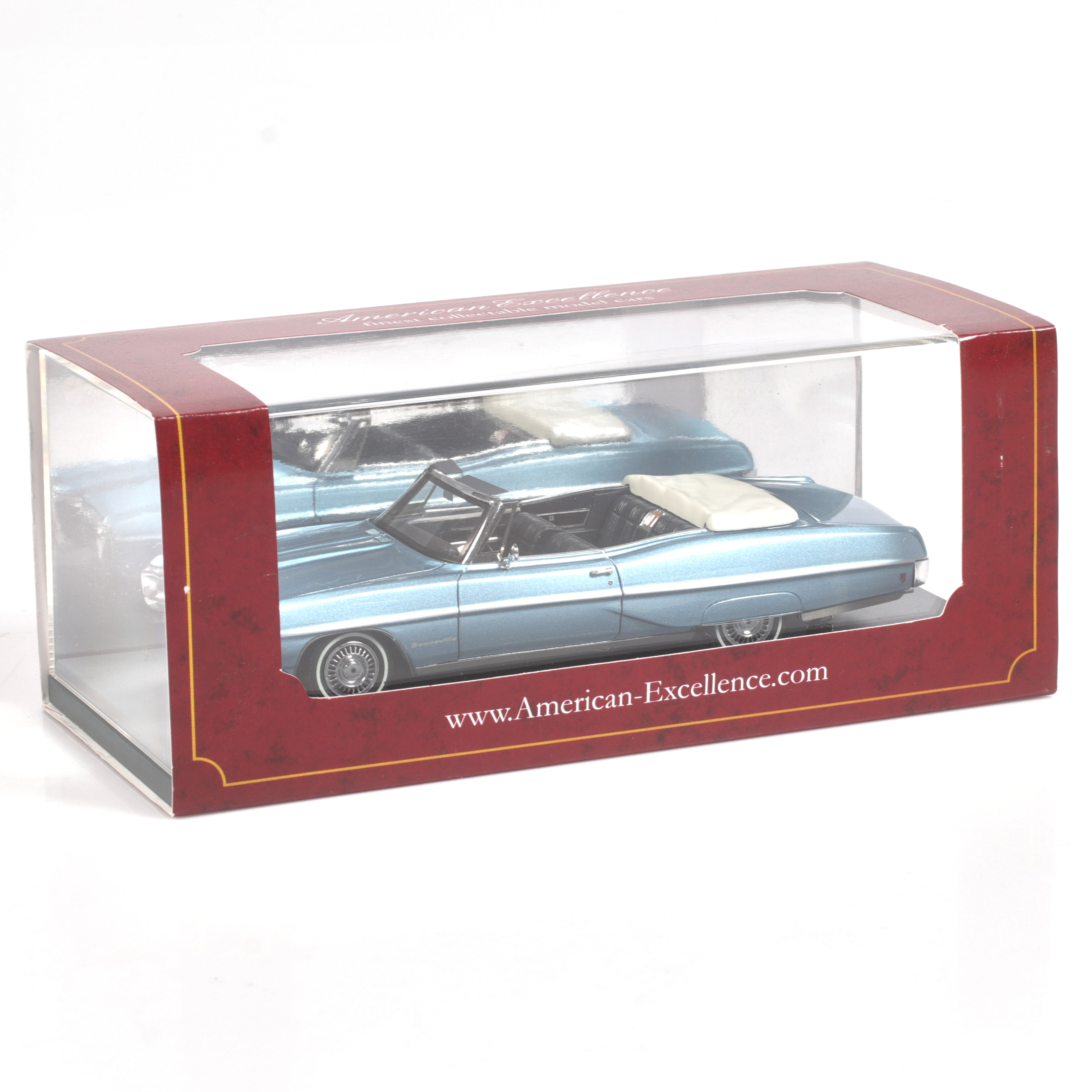 MODELLBIL, metall/resin, Pontiac Bonneville Convertible, NEO Models, skala 1:43.