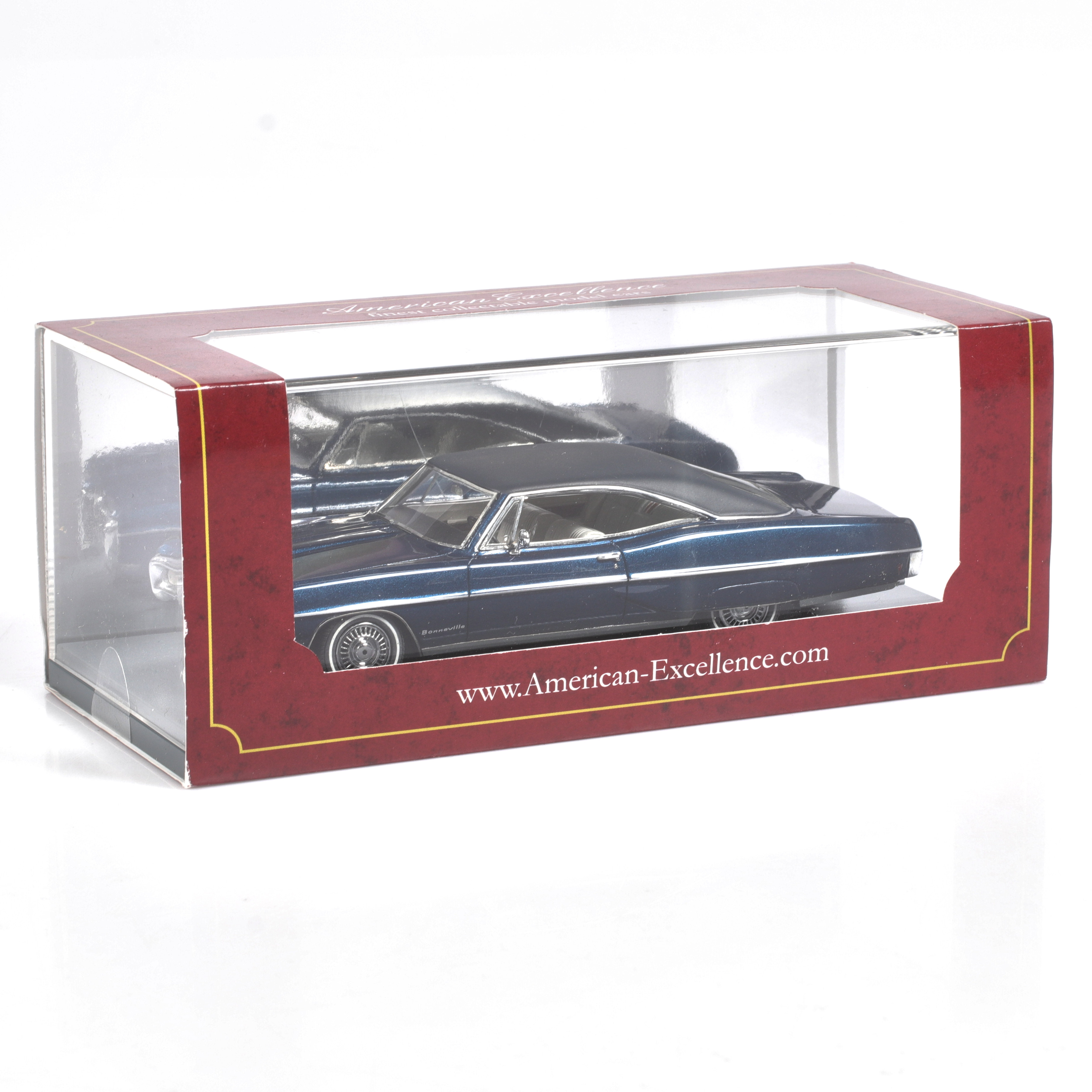 MODELLBIL, metall/resin, Pontiac Bonneville HT Coupé, NEO Models, skala 1:43.