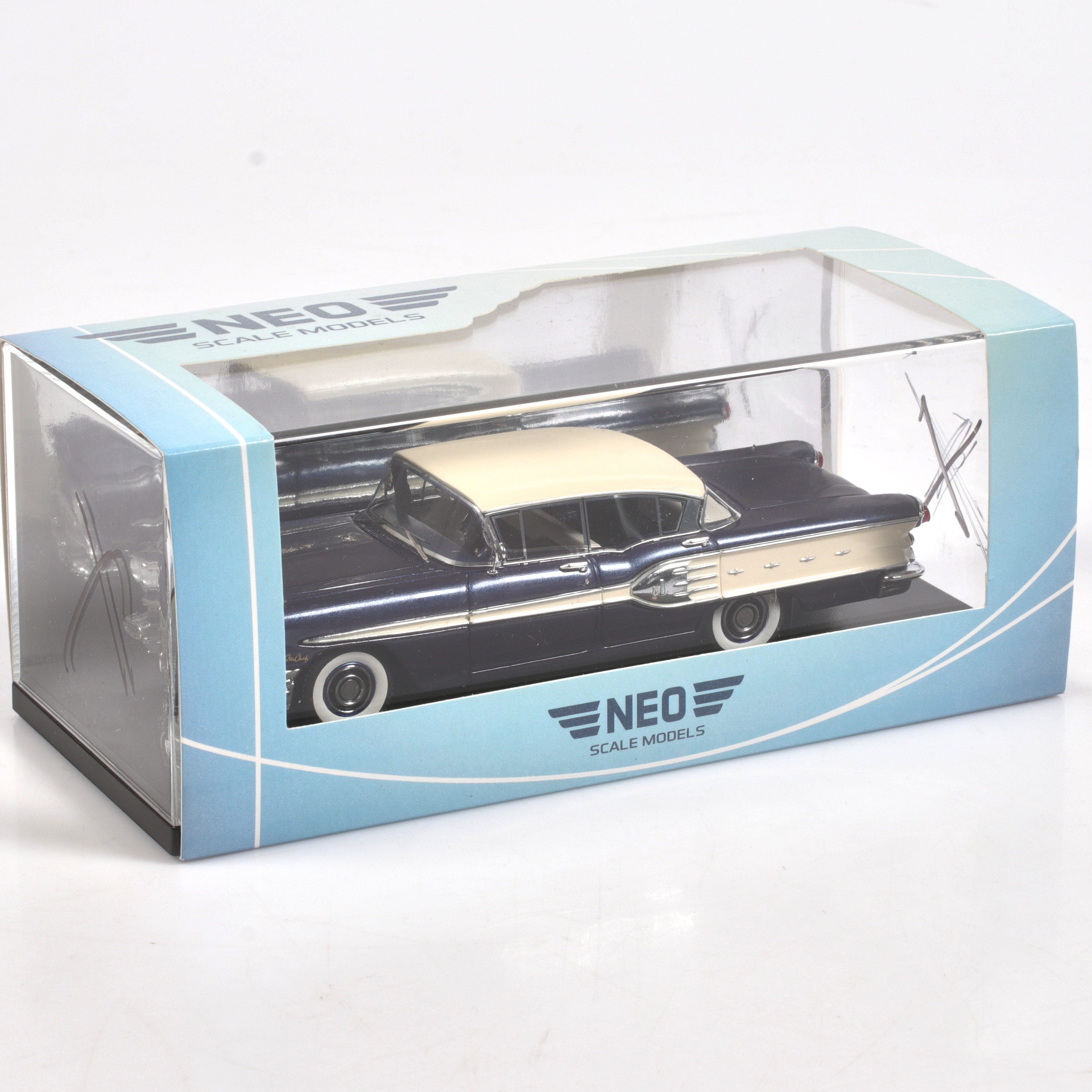 MODELLBIL, metall/resin, Pontiac Star Chief Sedan, 1958, NEO Models, skala 1:43.