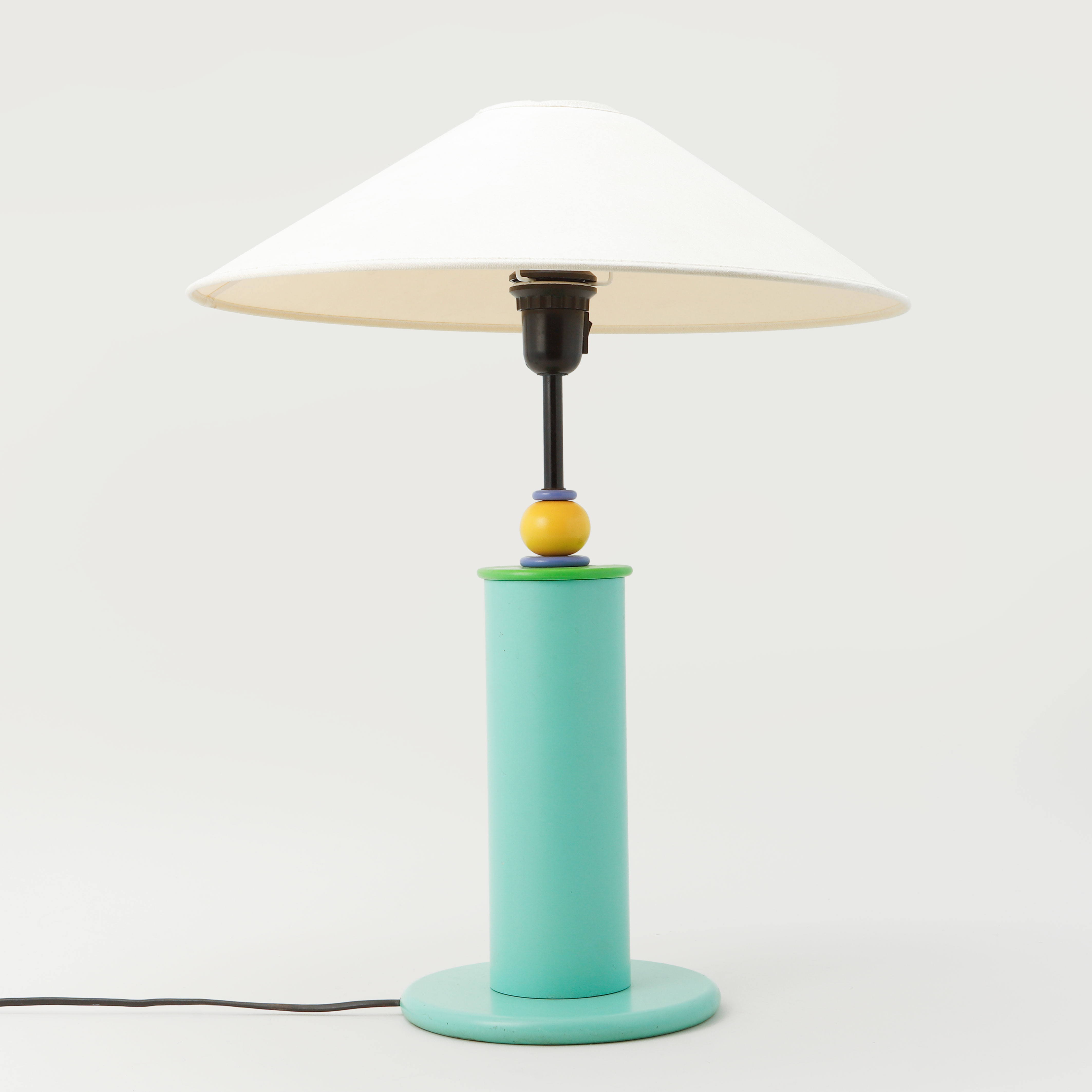 OLLE ANDERSON. Bordslampa, postmodern, Belysia AB, 1980-tal.