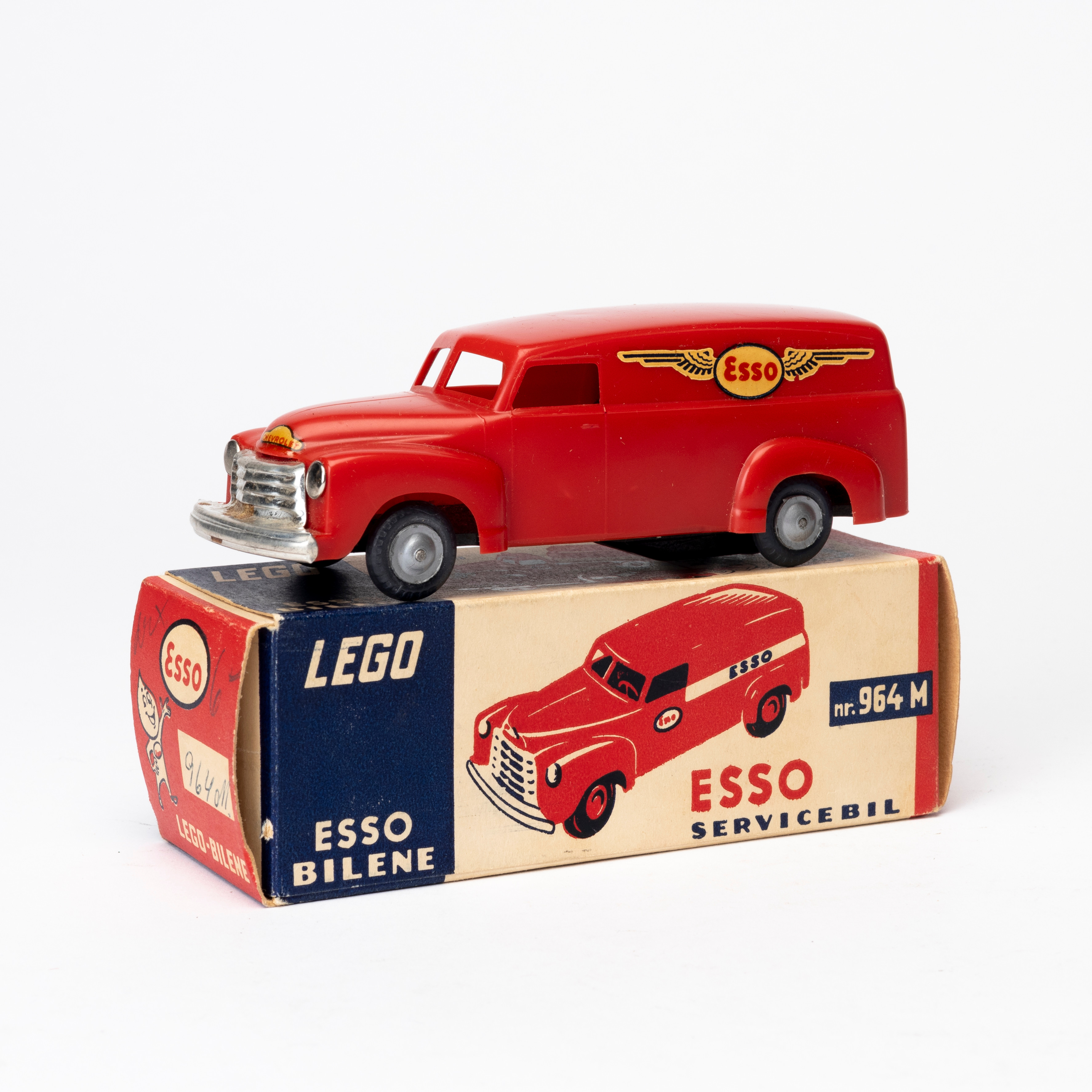 LEGO Modellbil, "Chevrolet Van", skala 1:43, A/S Norske Legio, Oslo, Norge , 1950-tal, originalkartong.