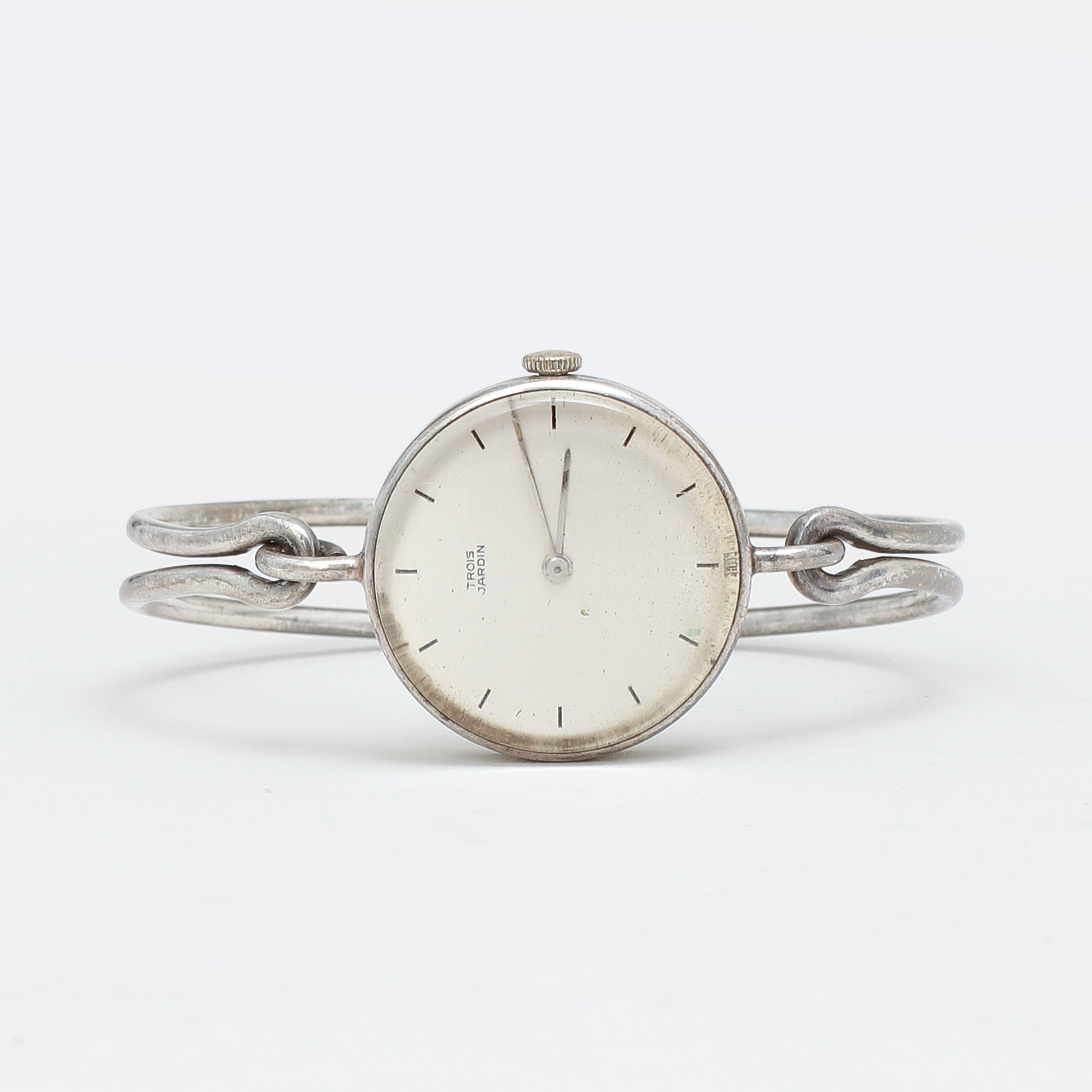 ARMBANDSUR, Trois Jardin, silver, manuell.