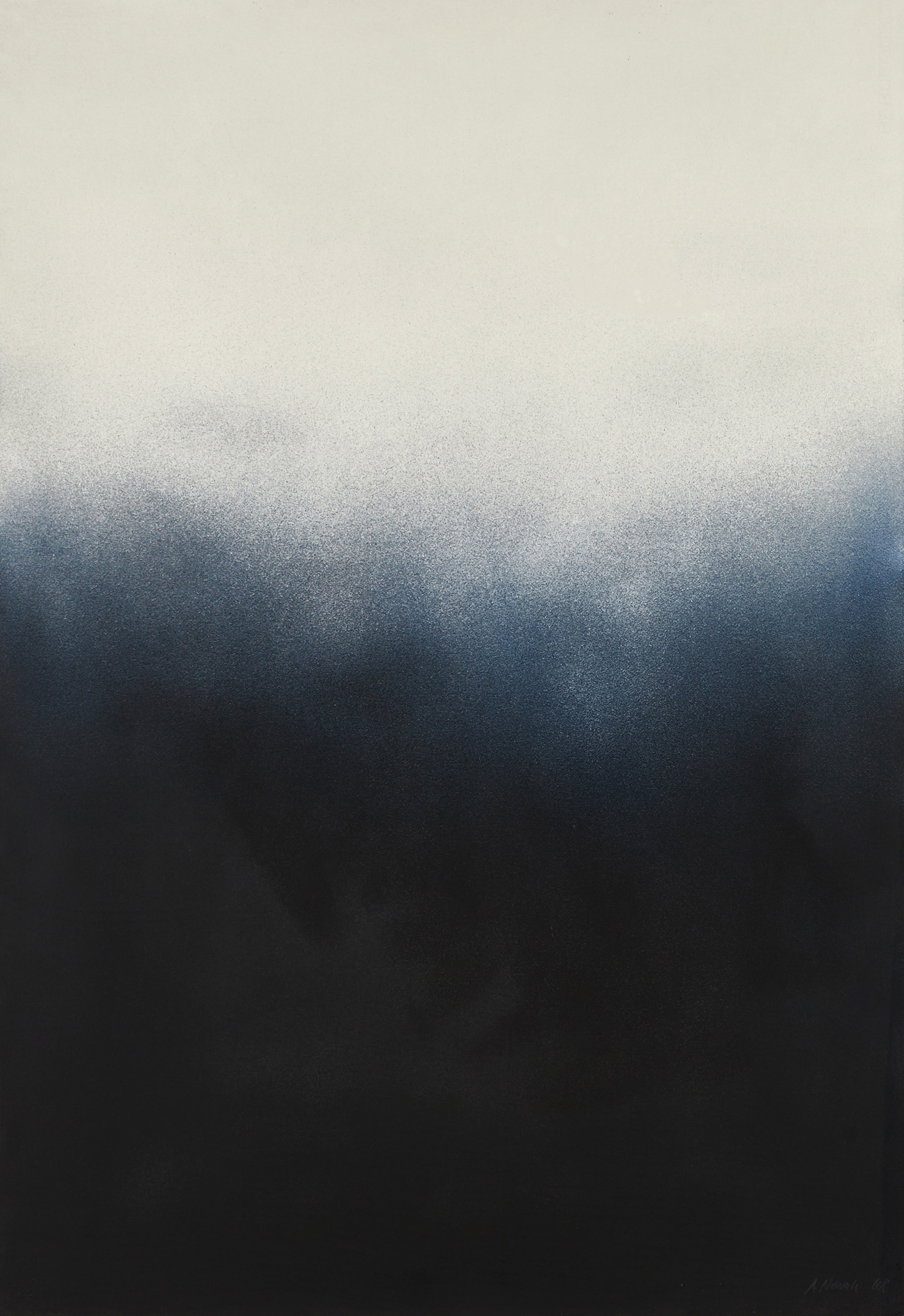 ANNE NOWAK. (Danmark, född 1976), "Dusk", signerat, grafiskt blad.
