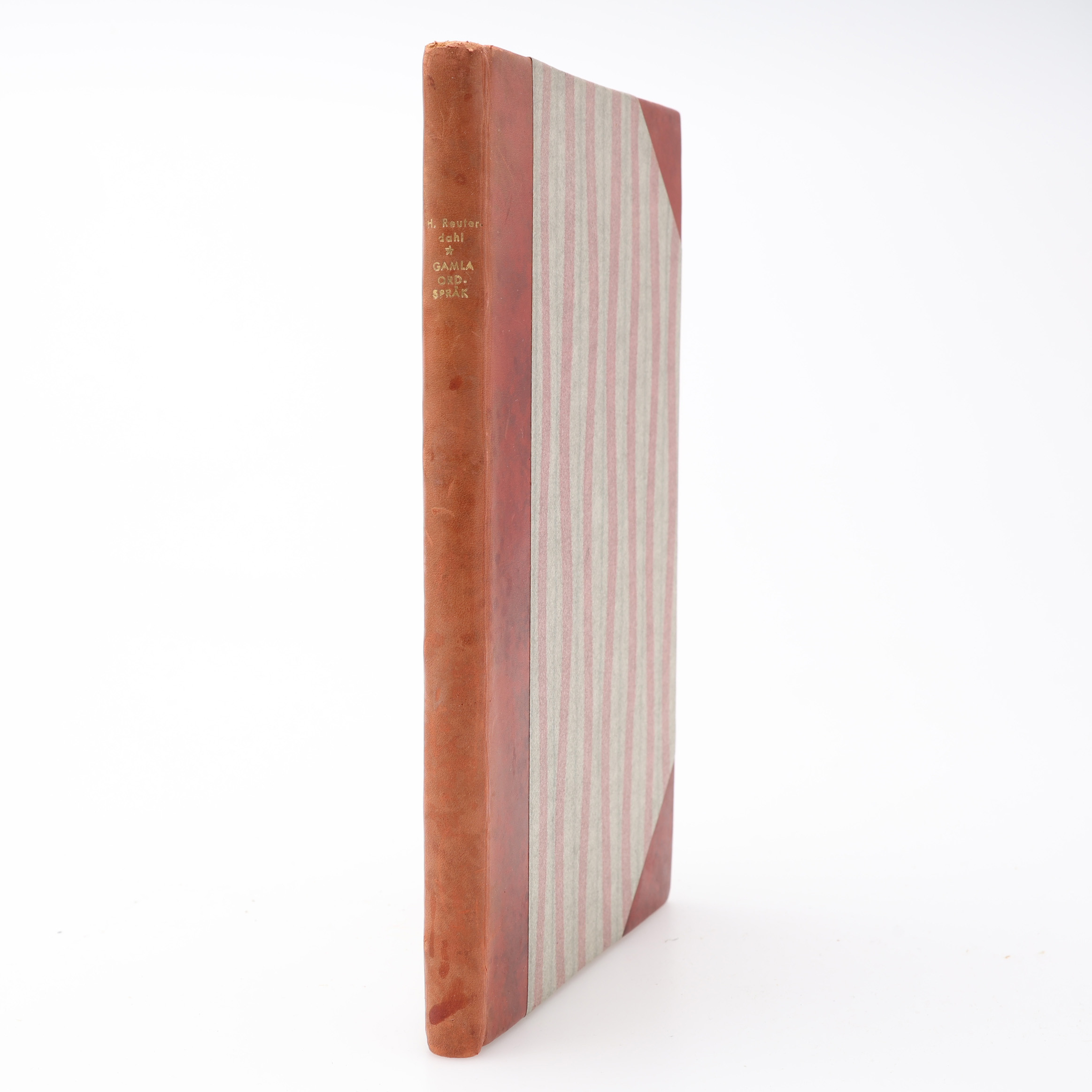 HENRIK REUTERDAHLS GAMLA ORDSPRÅK PÅ LATIN OCH SWENSKA 1840.