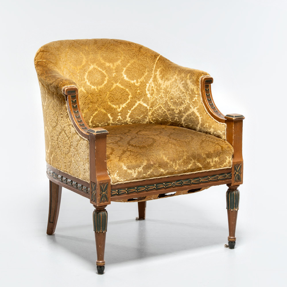 FÅTÖLJ, Troligen Otto Wretling, 1900-tal.