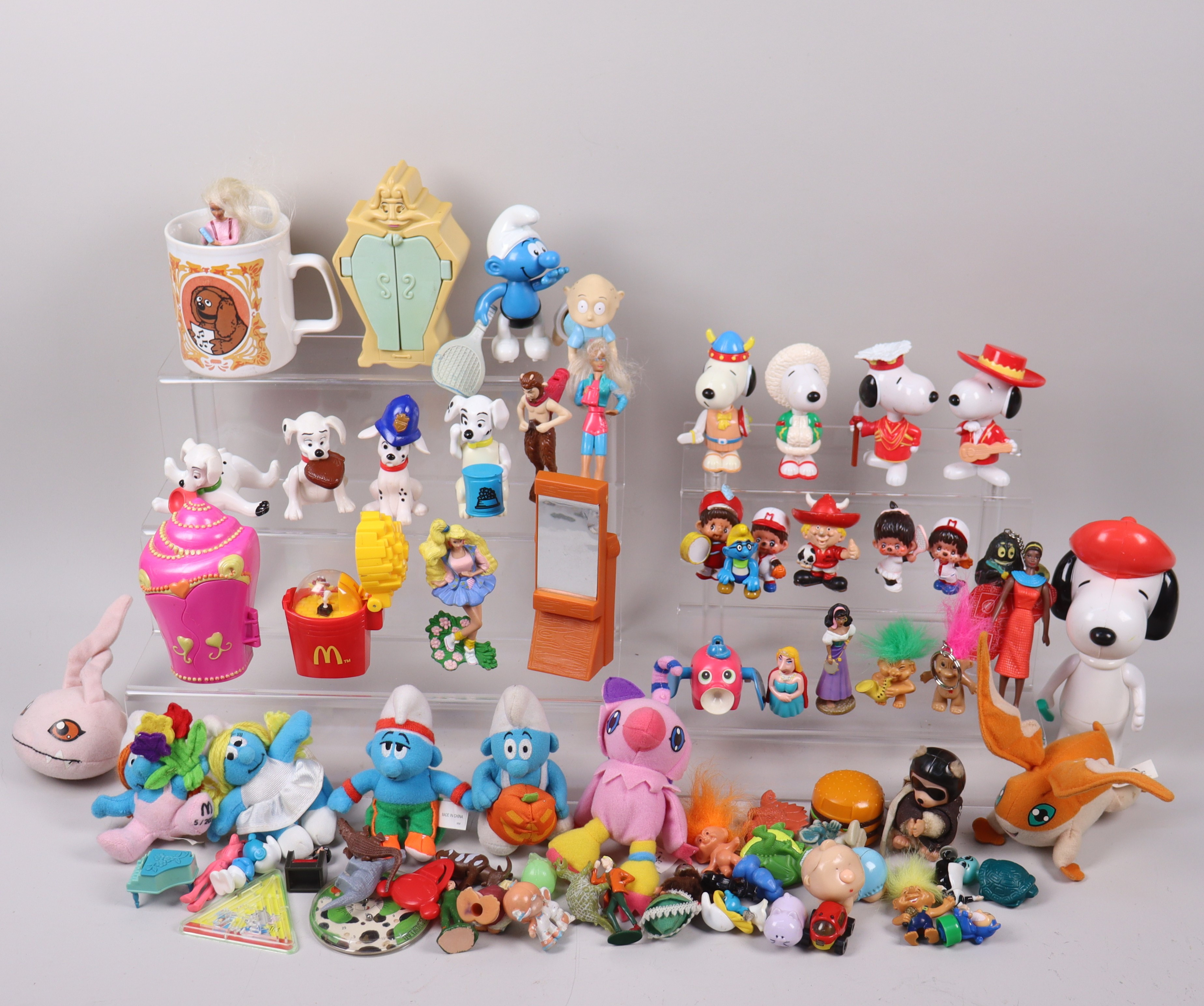 FIGURER, Disney, Snobben, Smurfar, Dalmatiner, Pokemon, Rugrats mm.