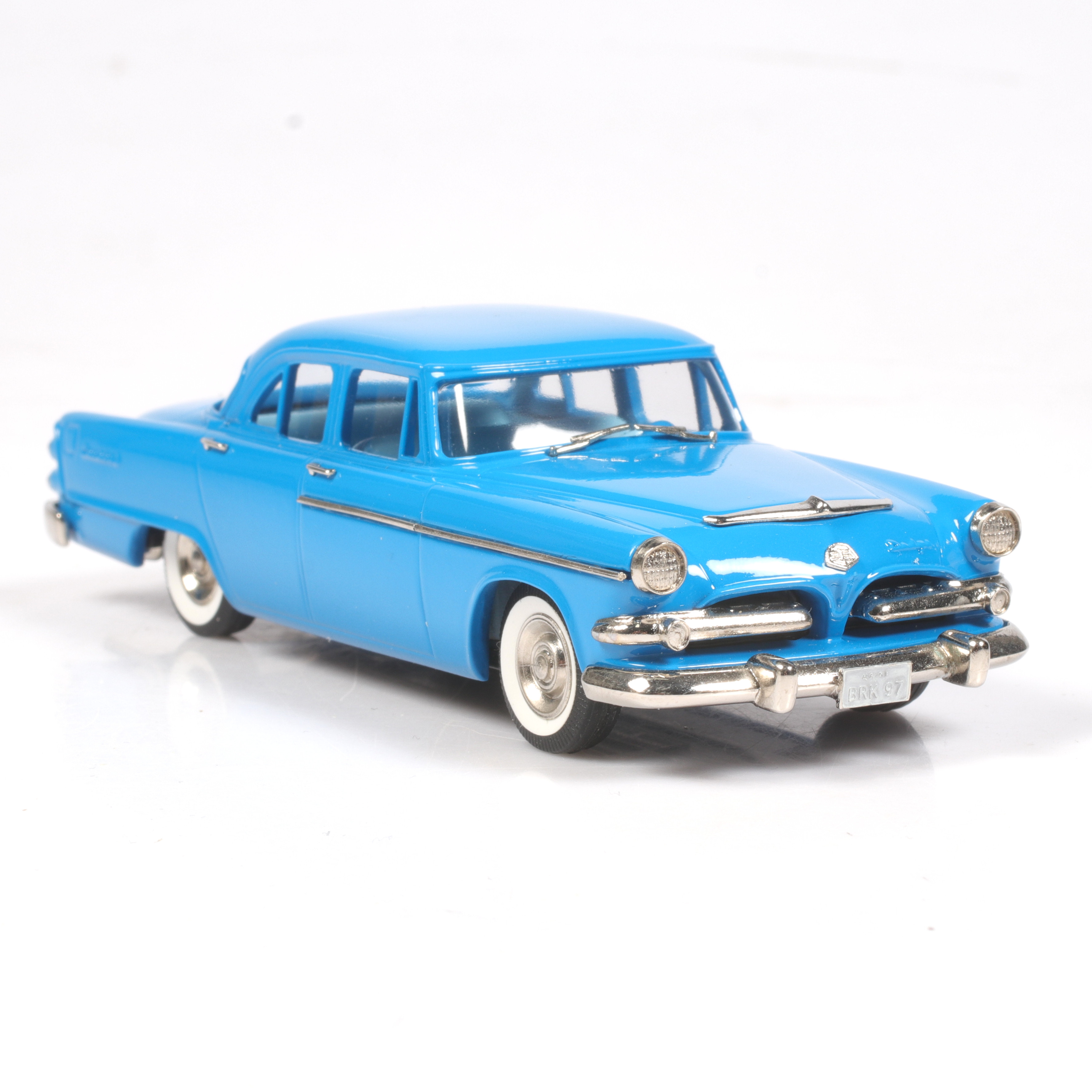 MODELLBIL, metall/resin, Dodge Coronet, 4 Door Sedan, 1955, Brooklin Models, skala 1:43.