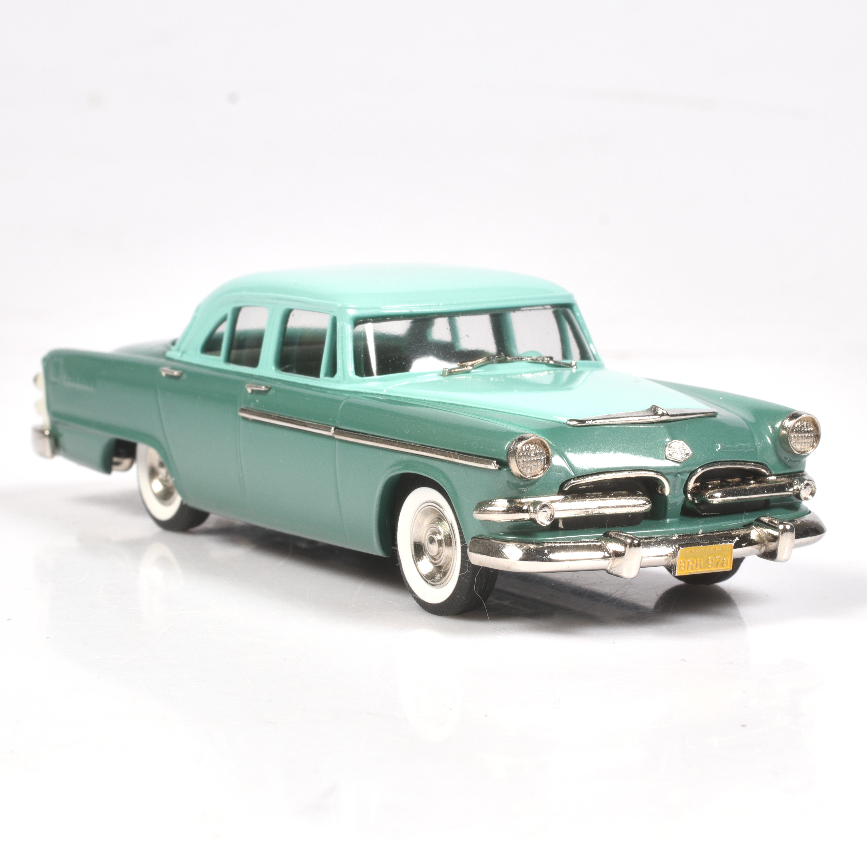 MODELLBIL, metall/resin, Dodge Coronet, 4 Door Sedan, 1955, Brooklin Models, skala 1:43.