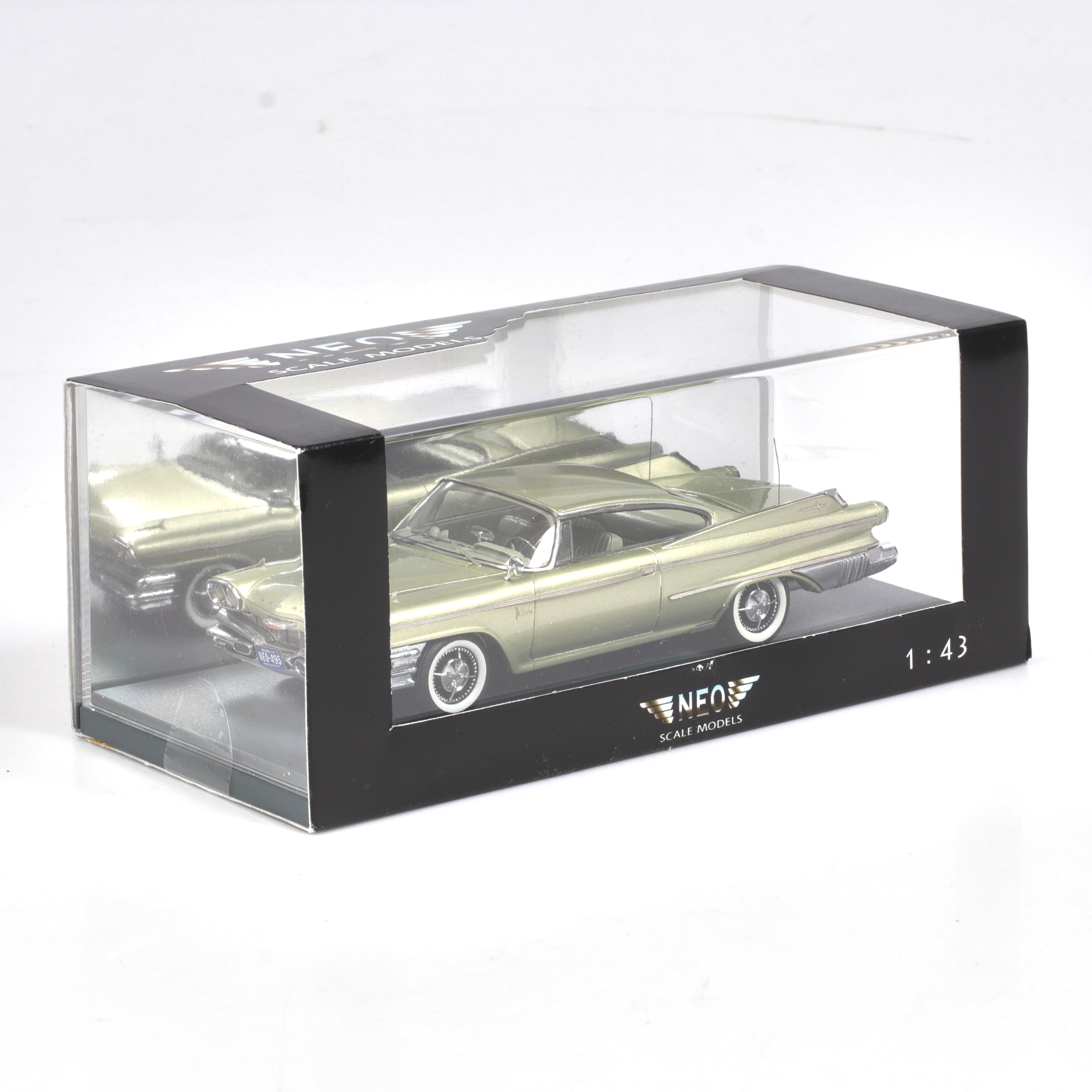 MODELLBIL, metall/resin, Dodge Polara, 2 Door Hardtop Coupé, NEO Models, skala 1:43.
