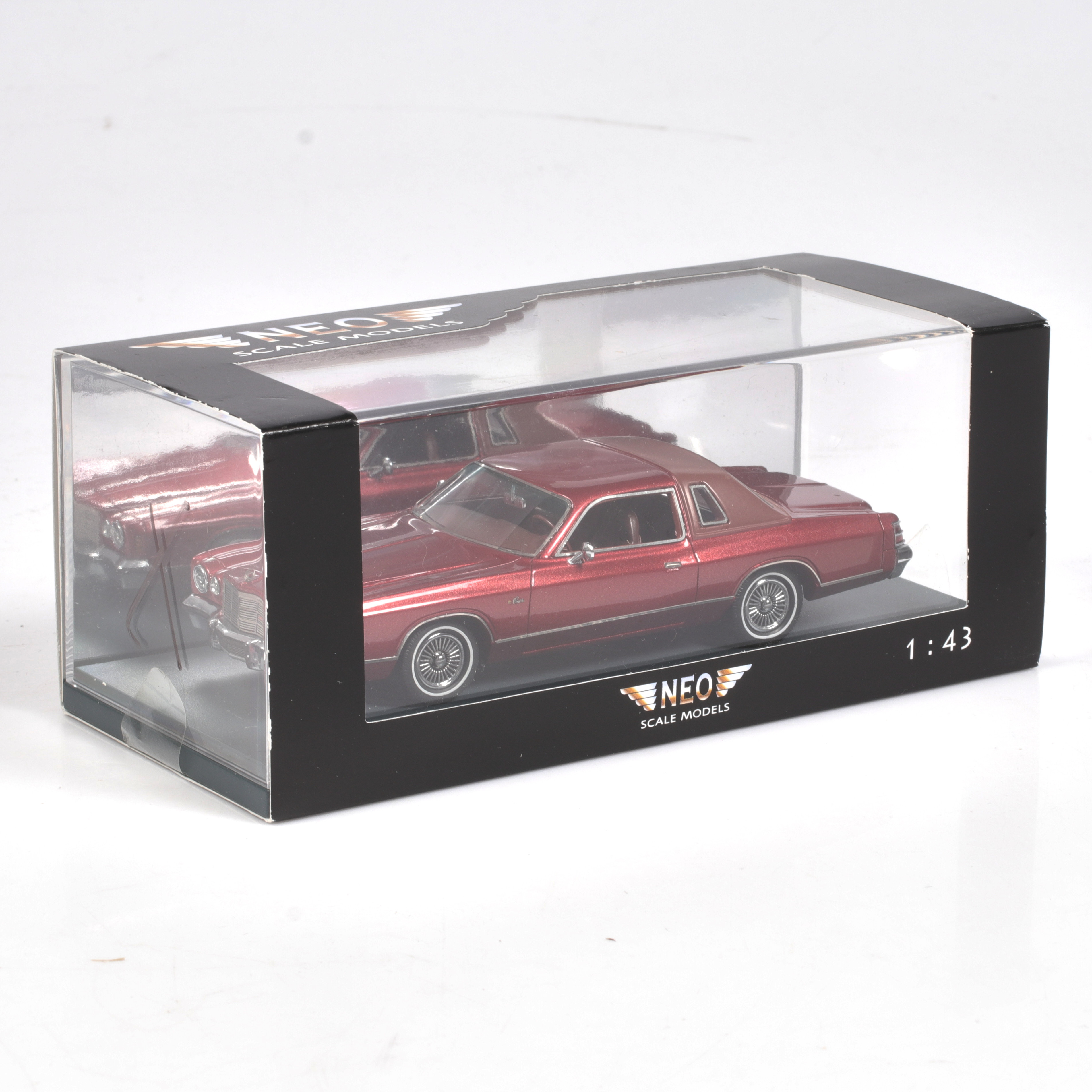 MODELLBIL, metall/resin, Dodge Charger, NEO Models, skala 1:43.