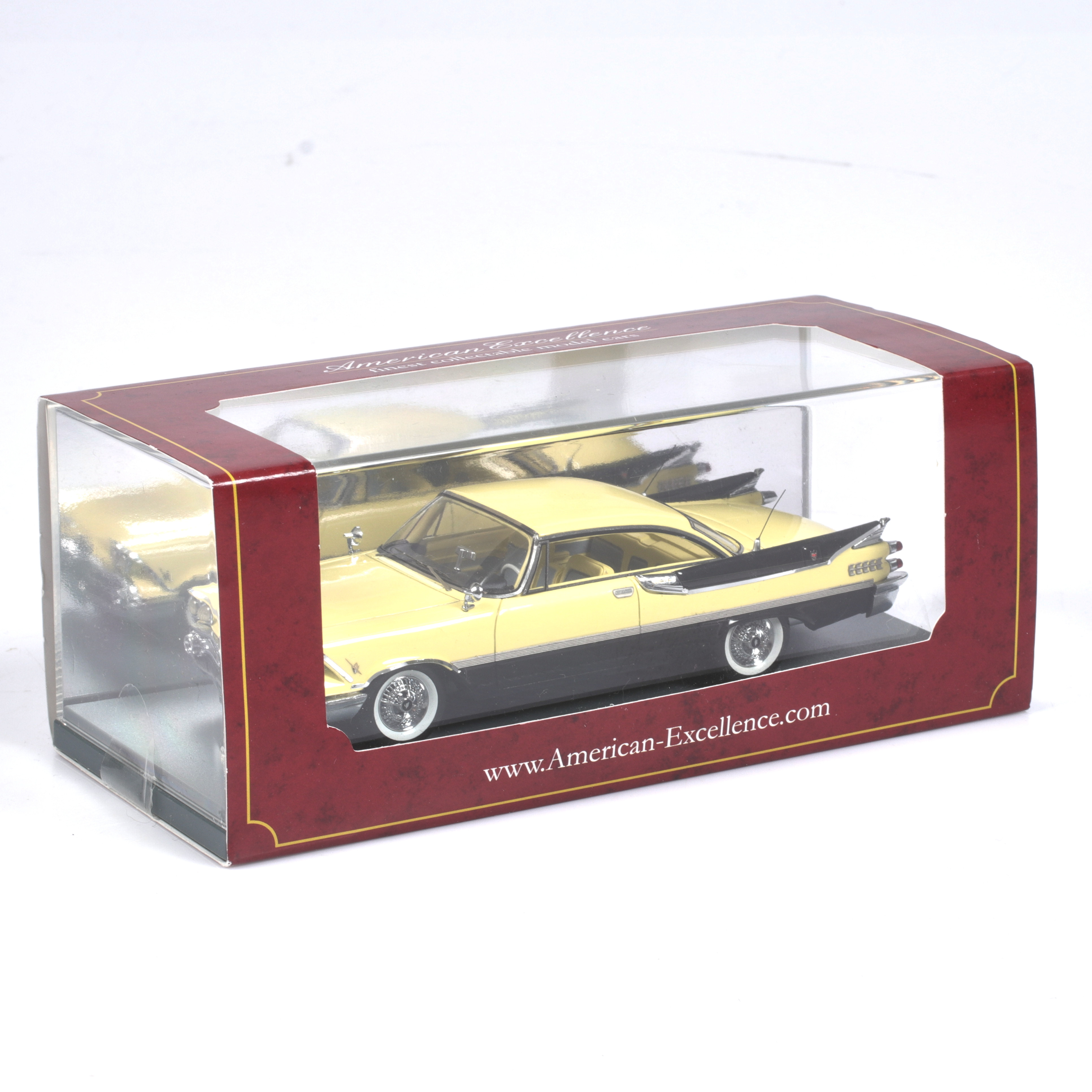 MODELLBIL, metall/resin, Dodge Custom Royal Lancer, 2 Door Hardtop, NEO Models, skala 1:43.