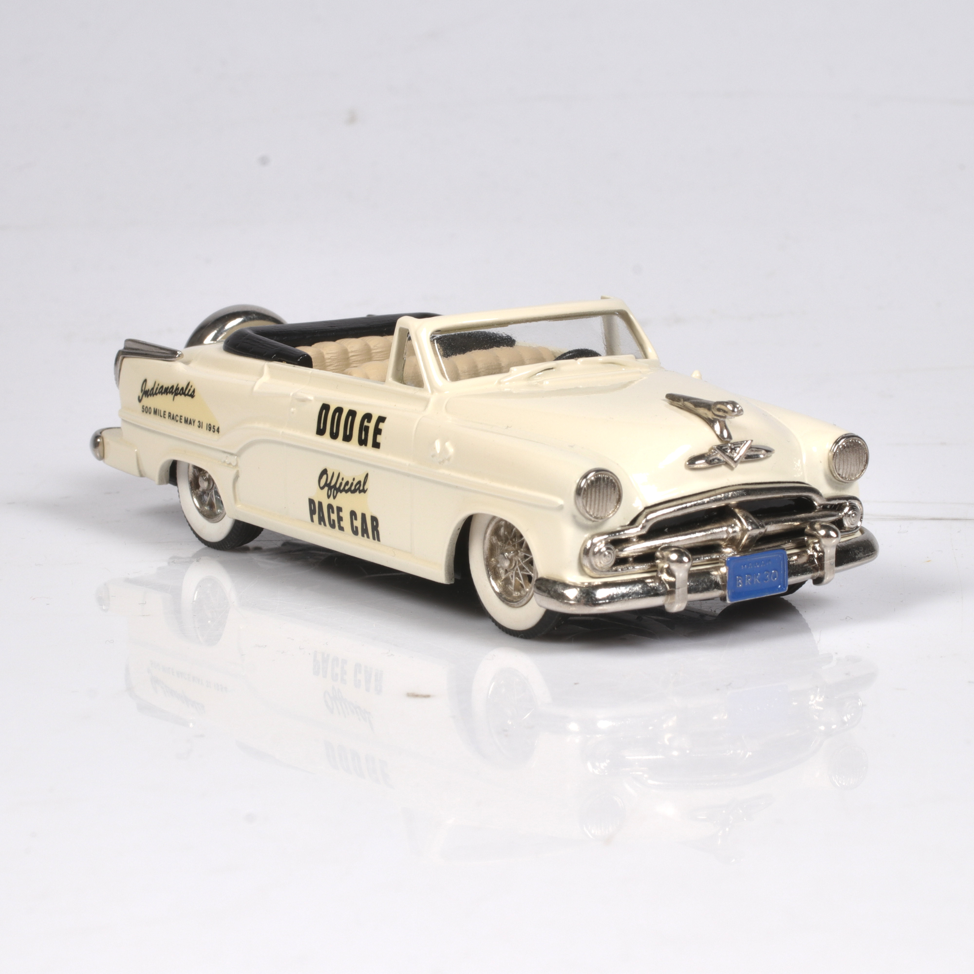 MODELLBIL, metall/resin, Dodge Royal 500, 1954, Brooklin Models, skala 1:43.