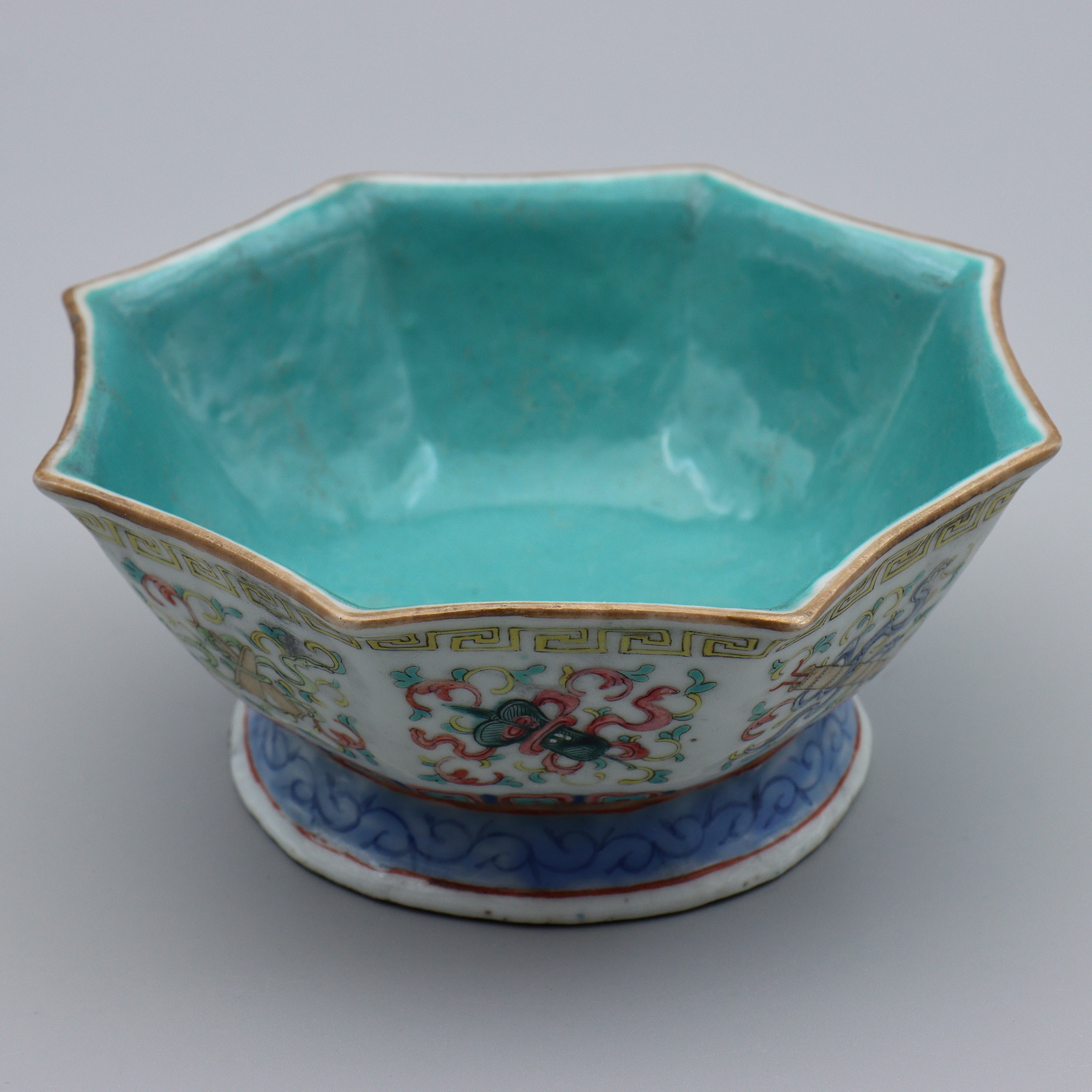SKÅL, PORSLIN, KINA, 1850-TAL.
