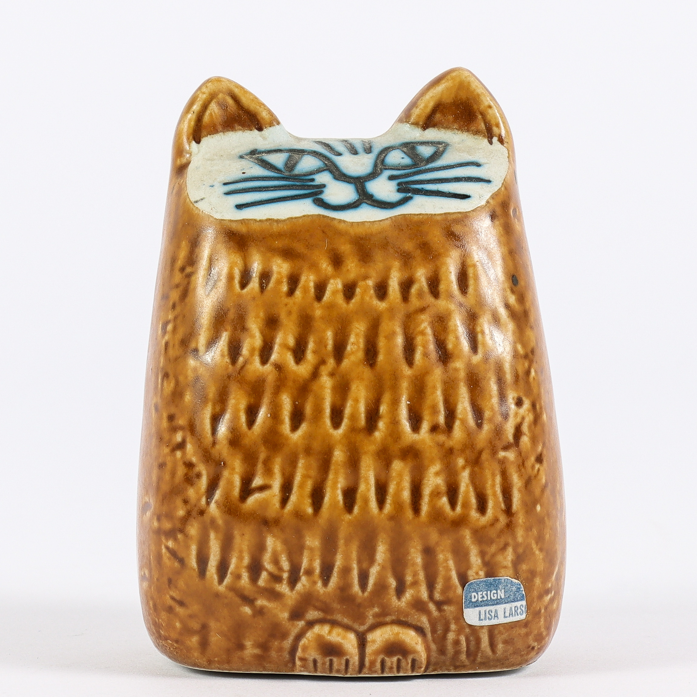 LISA LARSON. Figurin "Liten katt" ur serien Marsliv, stengods, Gustavsberg.
