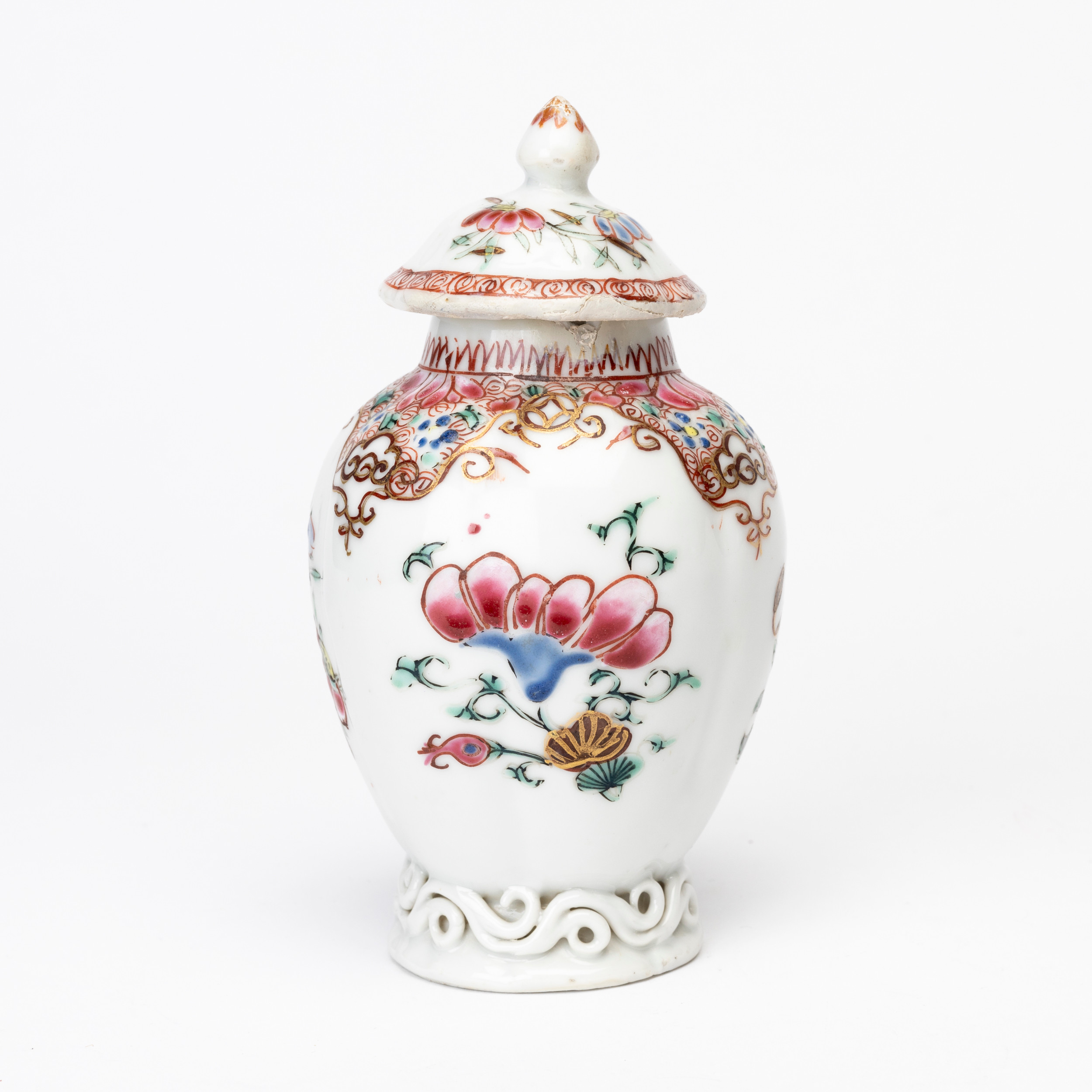 TEDOSA med LOCK, Porslin, Qianlong (1736-95).