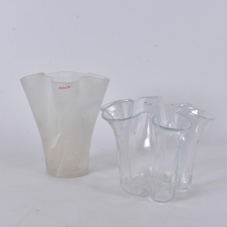 VASER, 2 st, glas, Muurla och Aida.