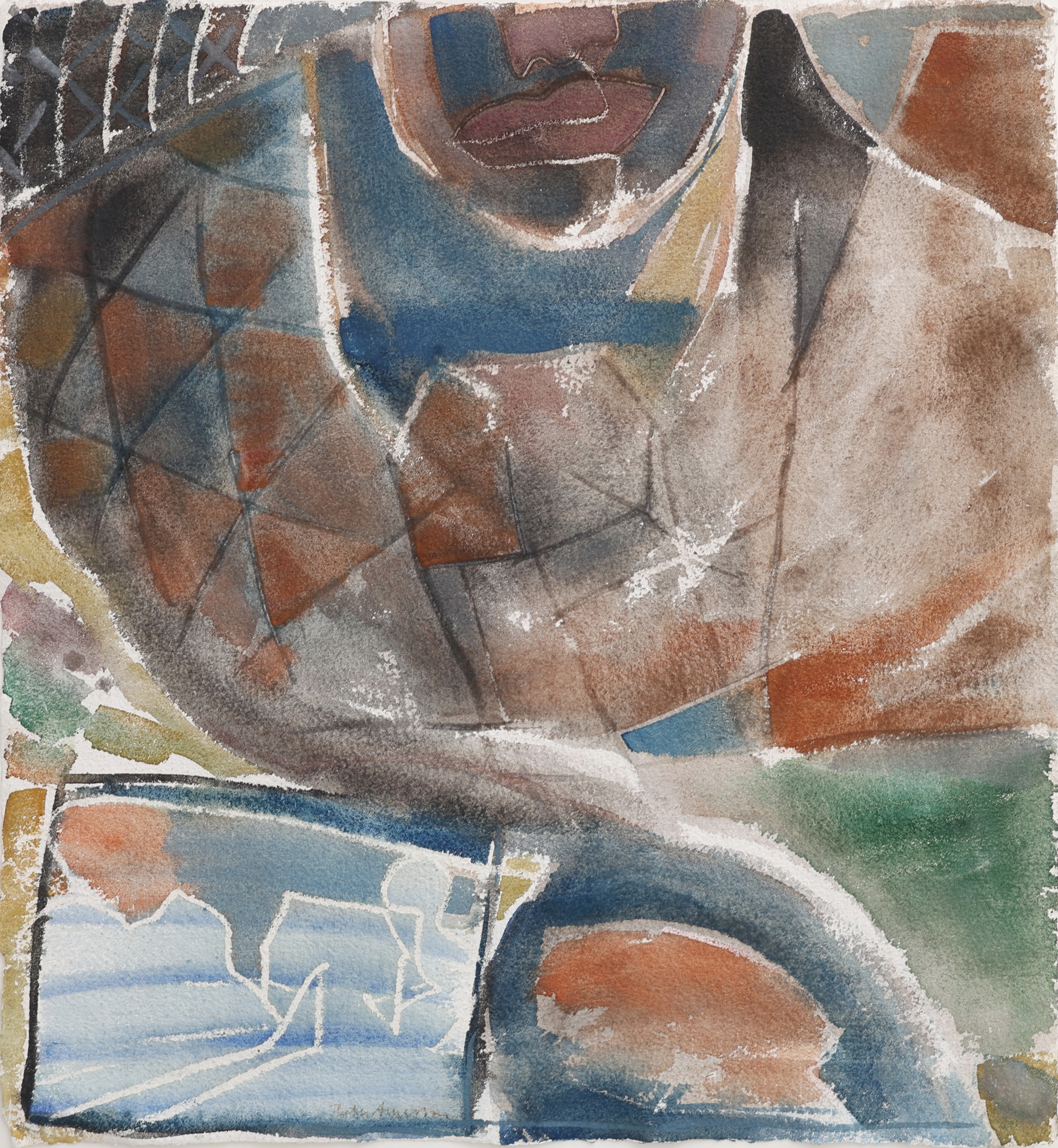 PETER ARNESSON (FÖDD 1957). "MITT HUS (VID STRANDEN INOM MEJ)".