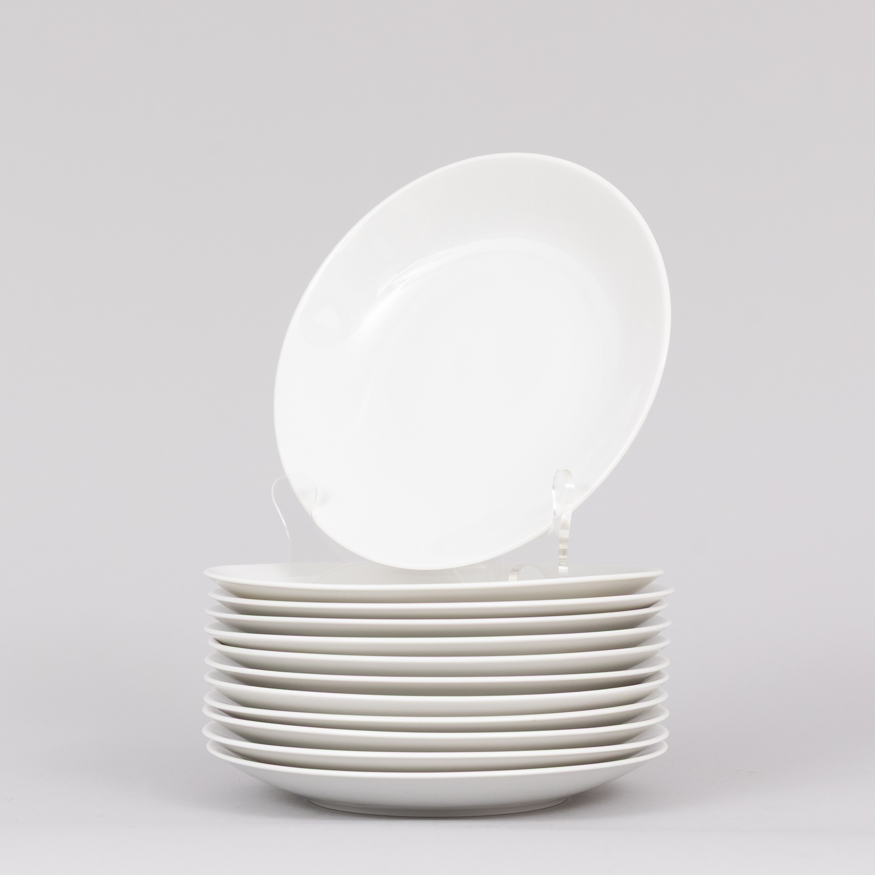 Assietter, 12 delar, porslin, Rörstrand.