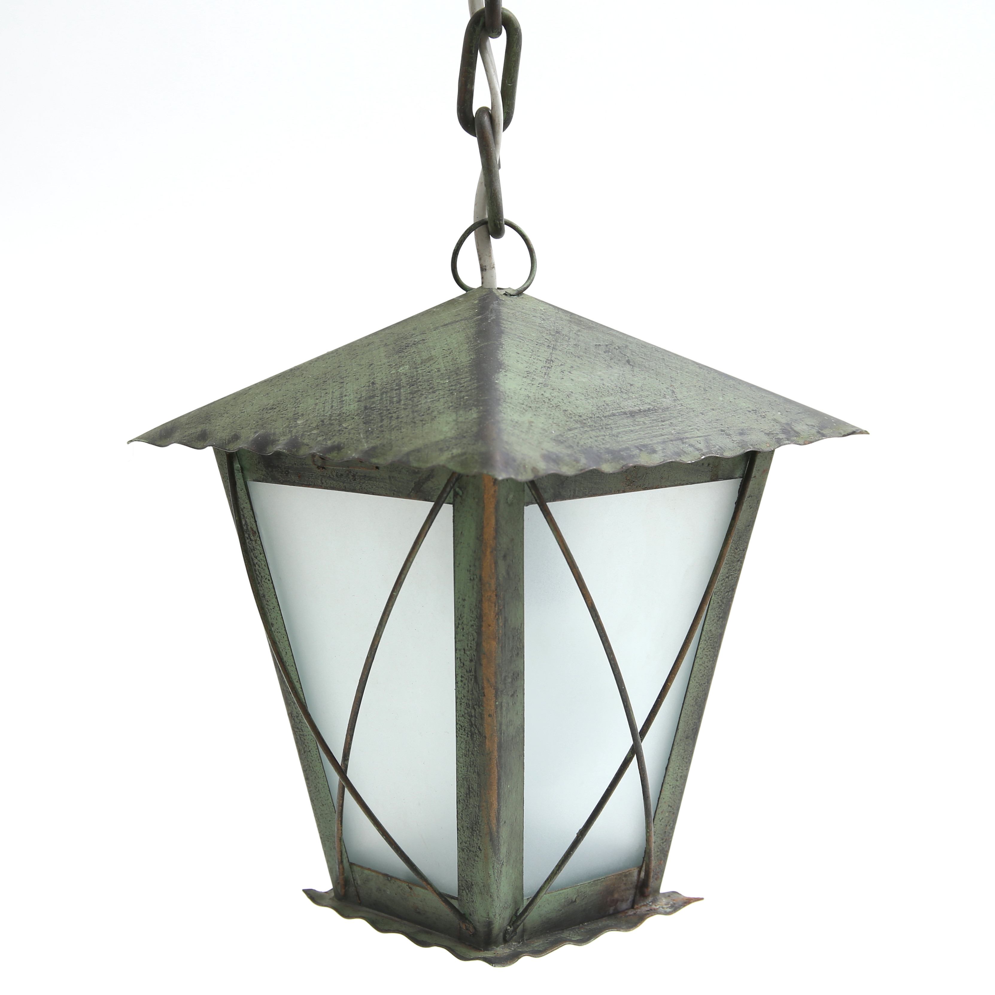 TAKLYKTA, metall/ glas, 1900-talets mitt.