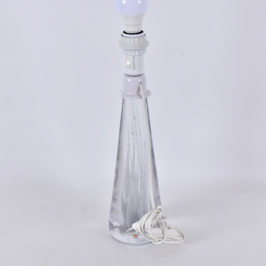 VICKE LINDSTRAND. Bordslampa, glas, Kosta, 1900-talets andra hälft.