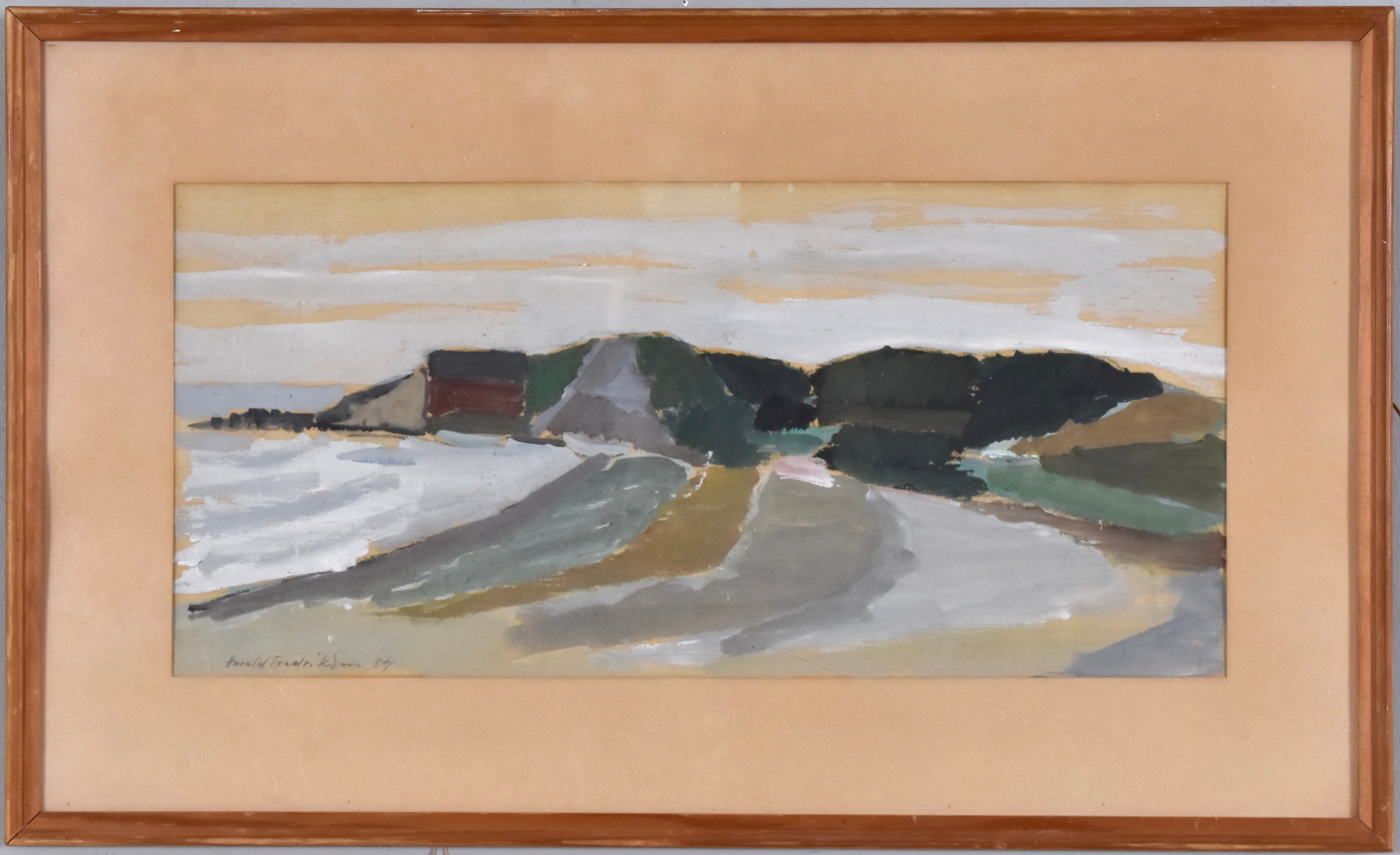 HARALD FREDRIKSSON. Gouache.