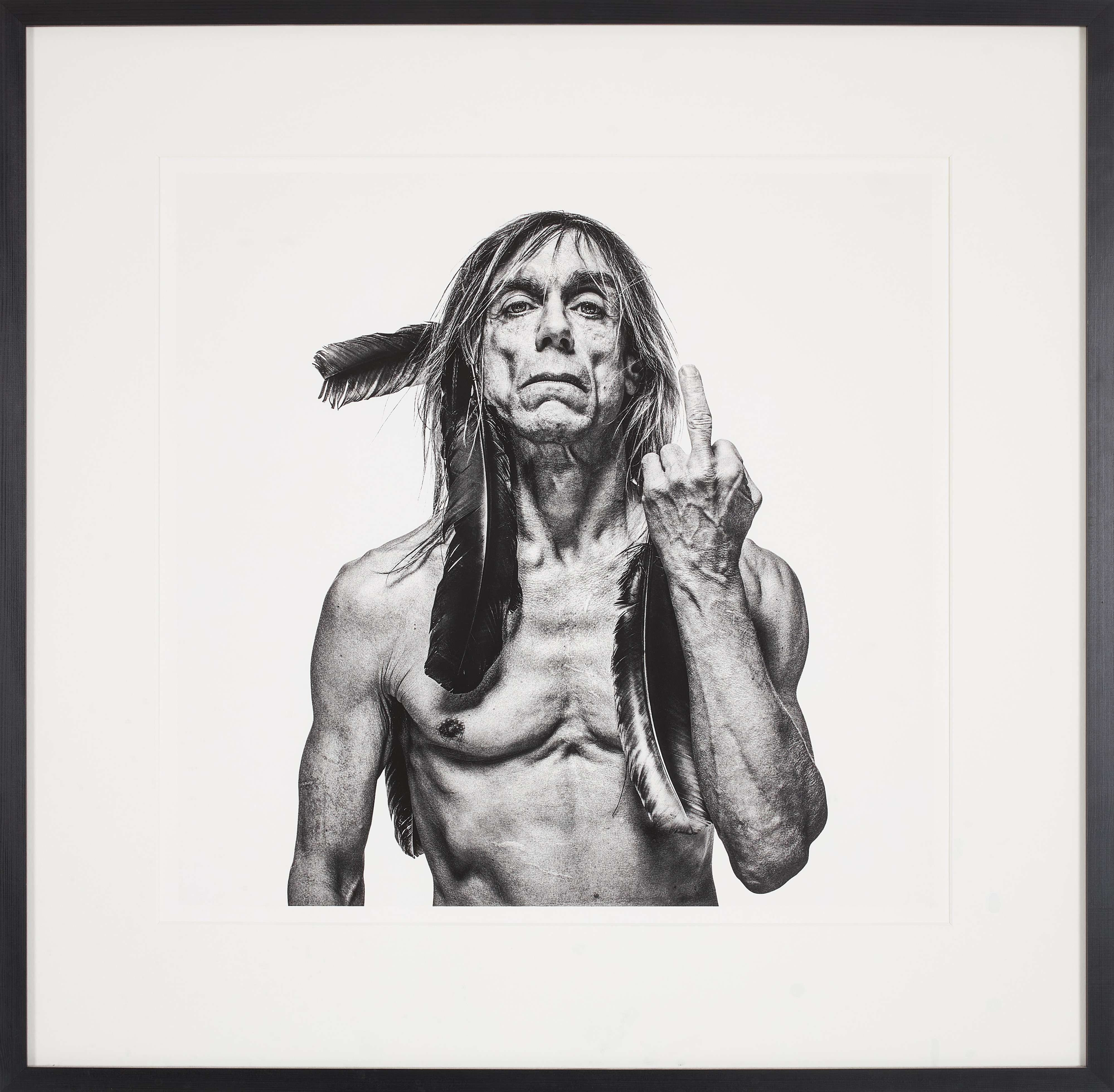 GAVIN EVANS. Iggy Pop, fine art print, medföljande certifikat signerat och numrerat 12/100.