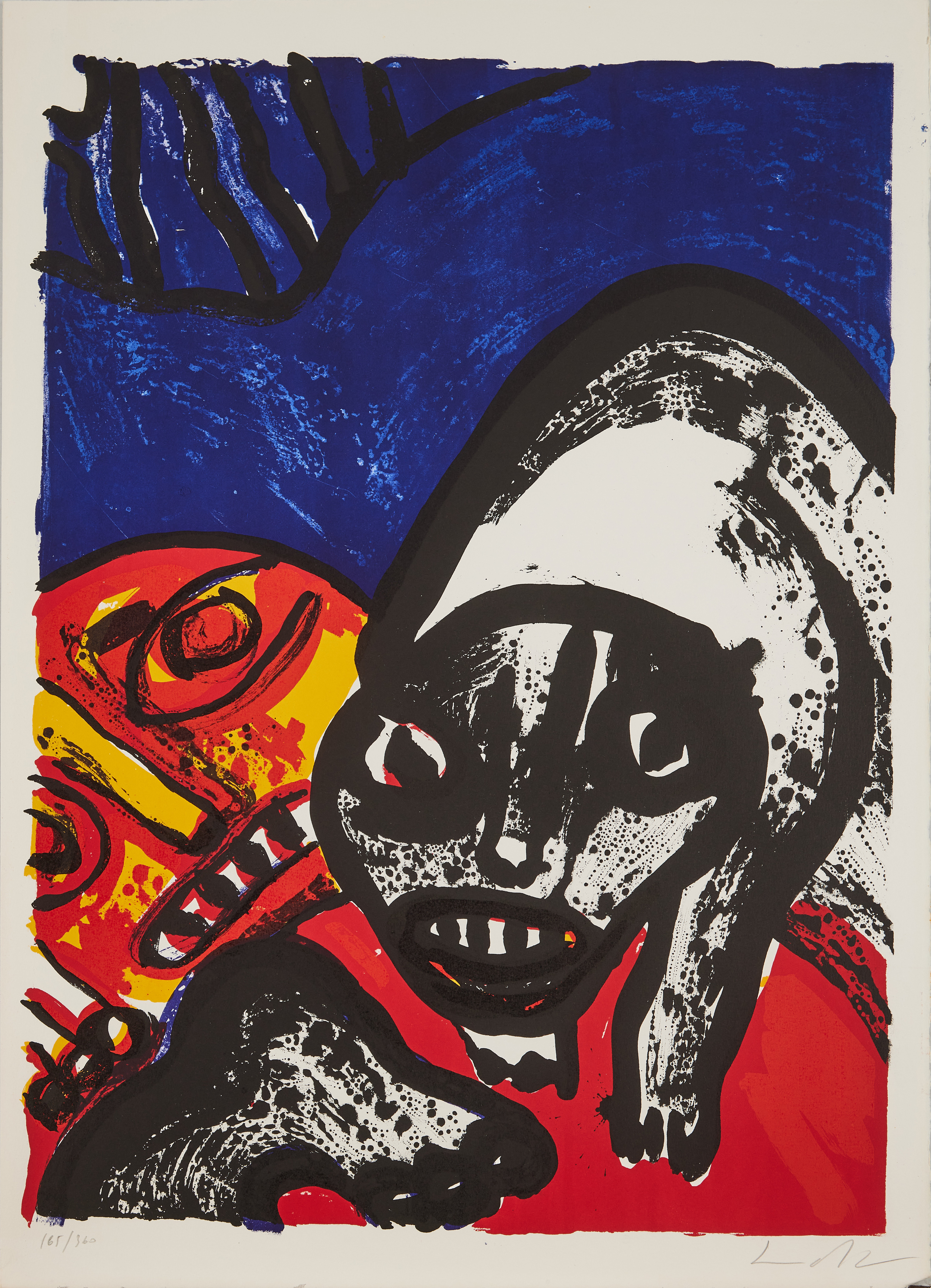 BENGT LINDSTRÖM. Figurer, färglitografi, signerad, numrerad 165/360.