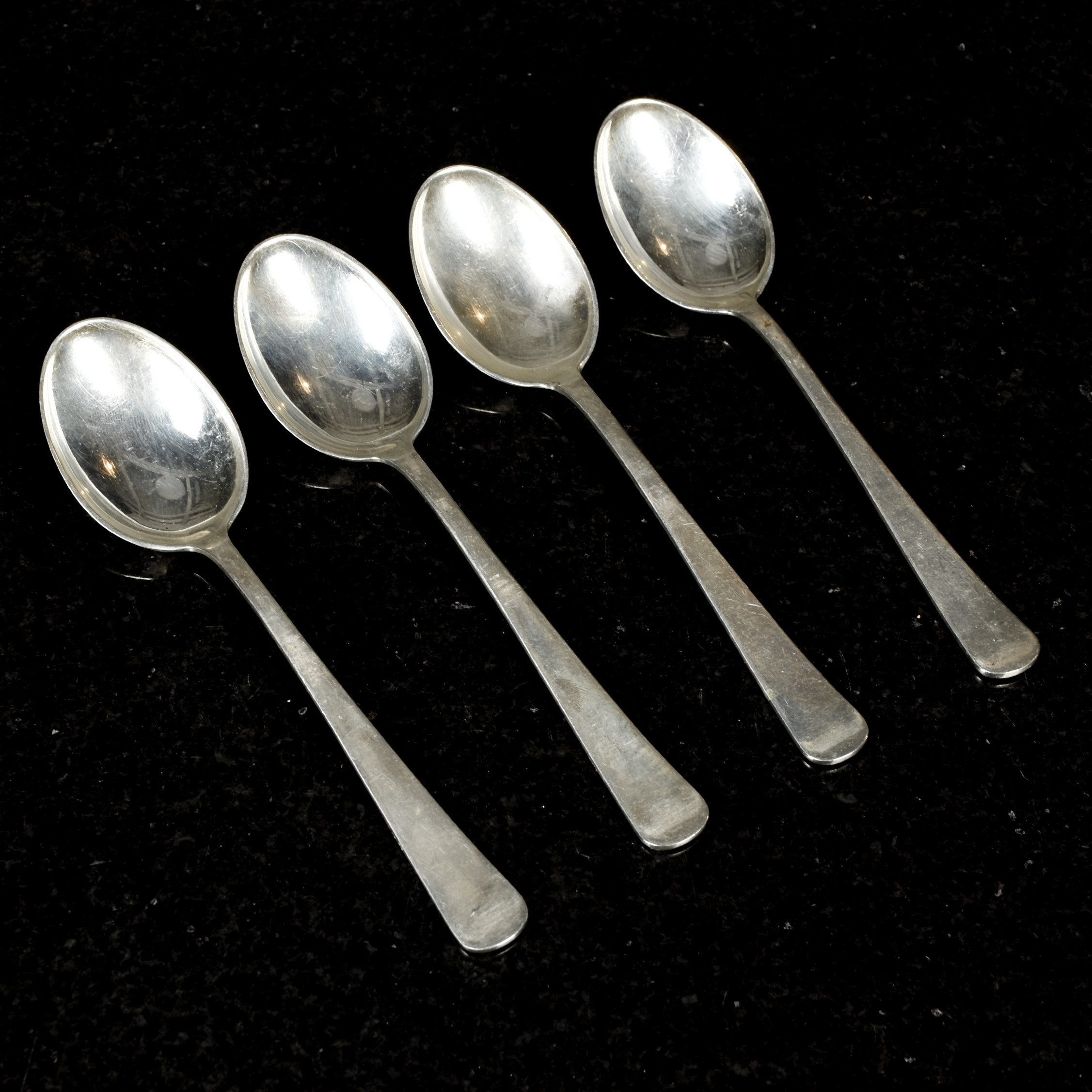 TESKEDAR, Sterling Silver, 4 st, CGH, 1958-1959.