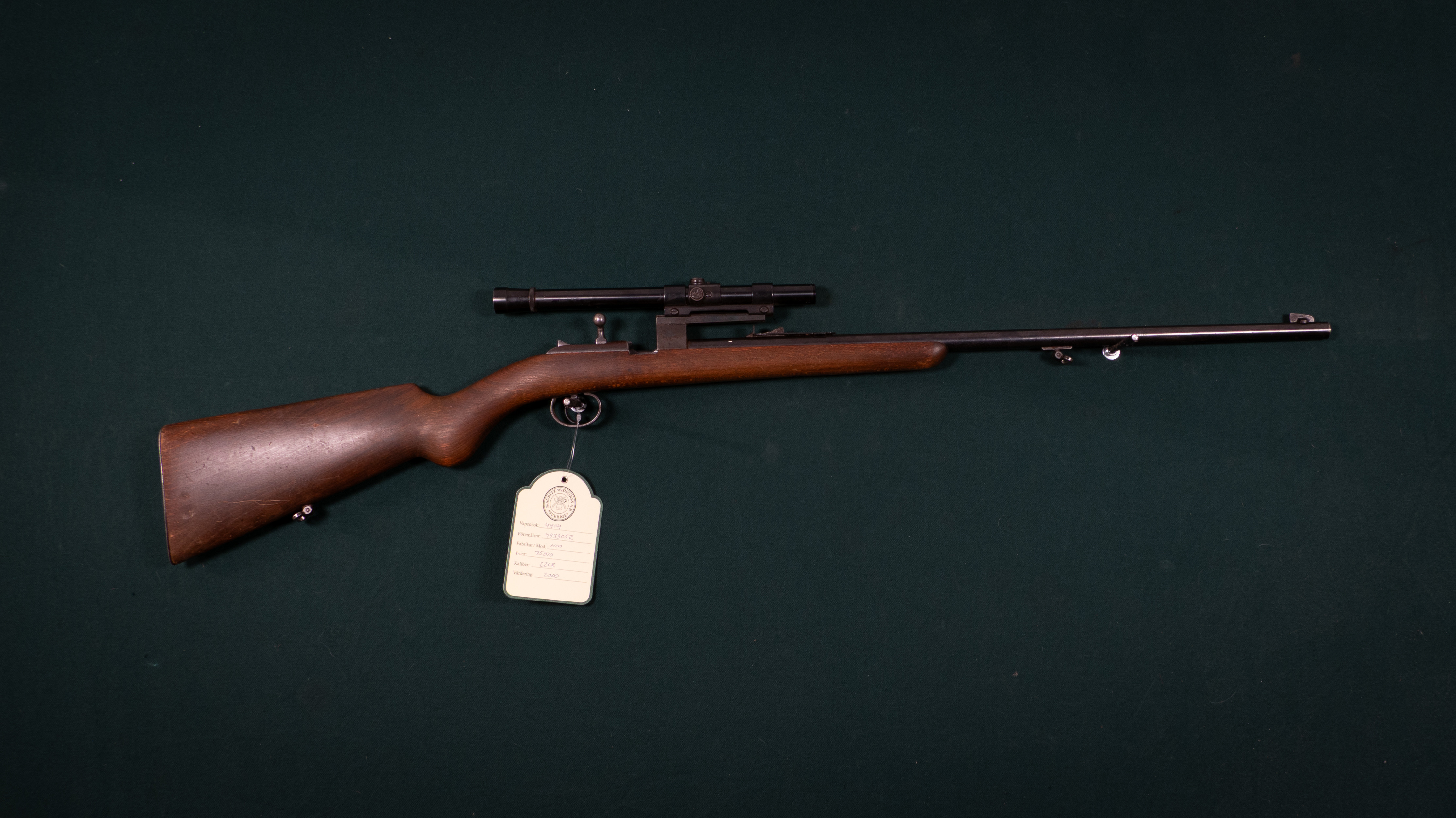 Husqvarna kal. 22LR #75010 SE0158393.