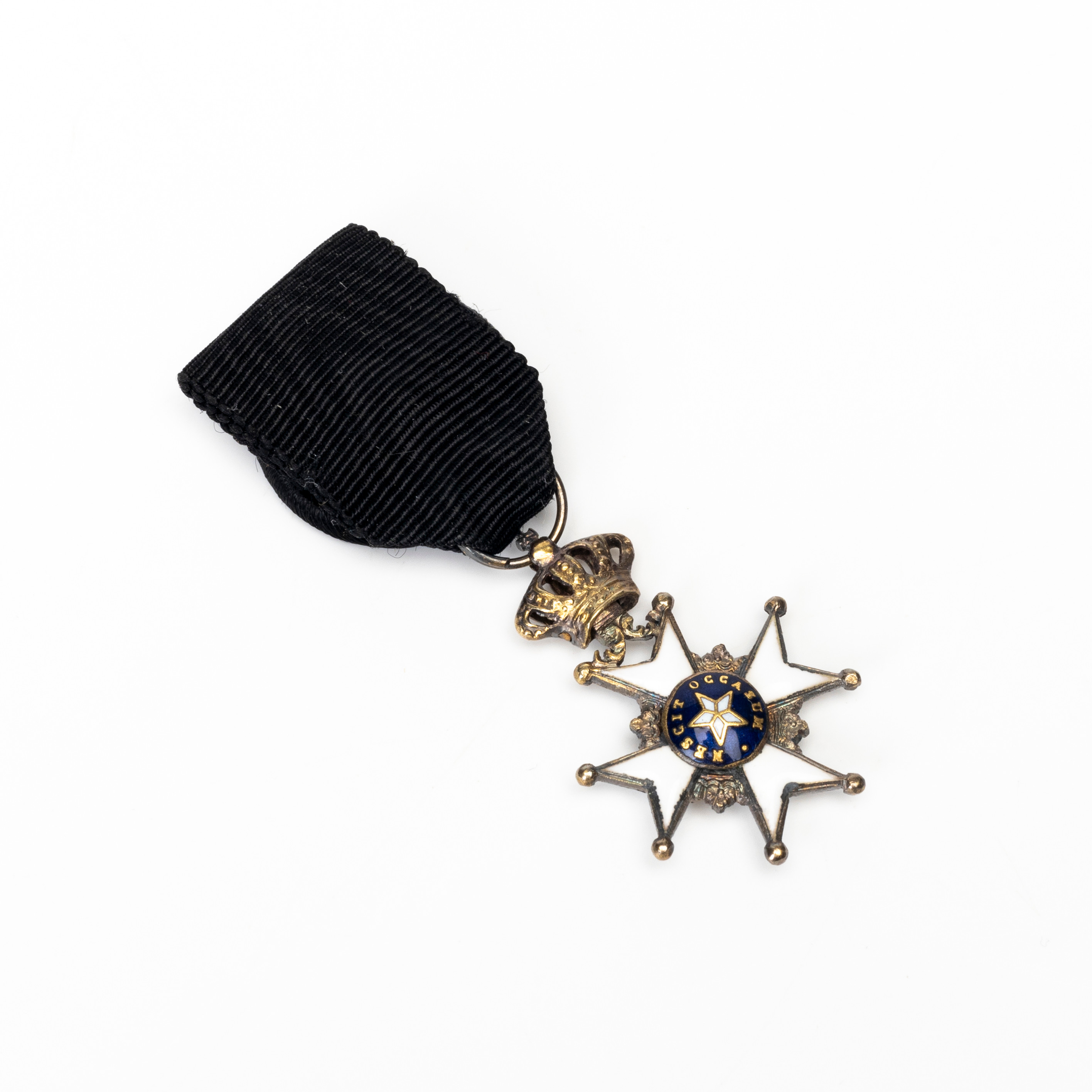 NORDSTJÄRNEORDEN, miniatyr, emalj och förgyllt silver.