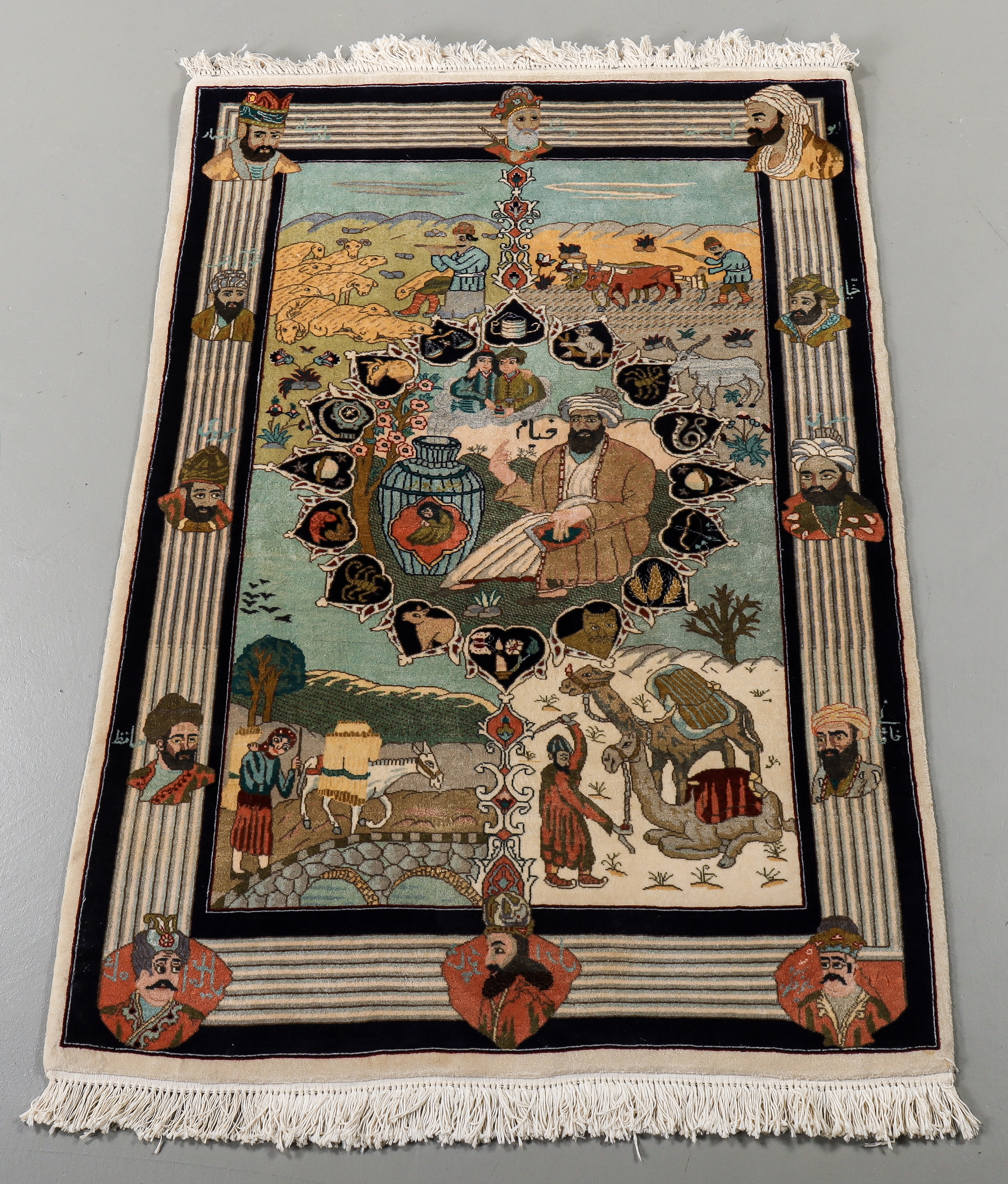 MATTA Täbriz, 4 årstider, 140x97 cm.