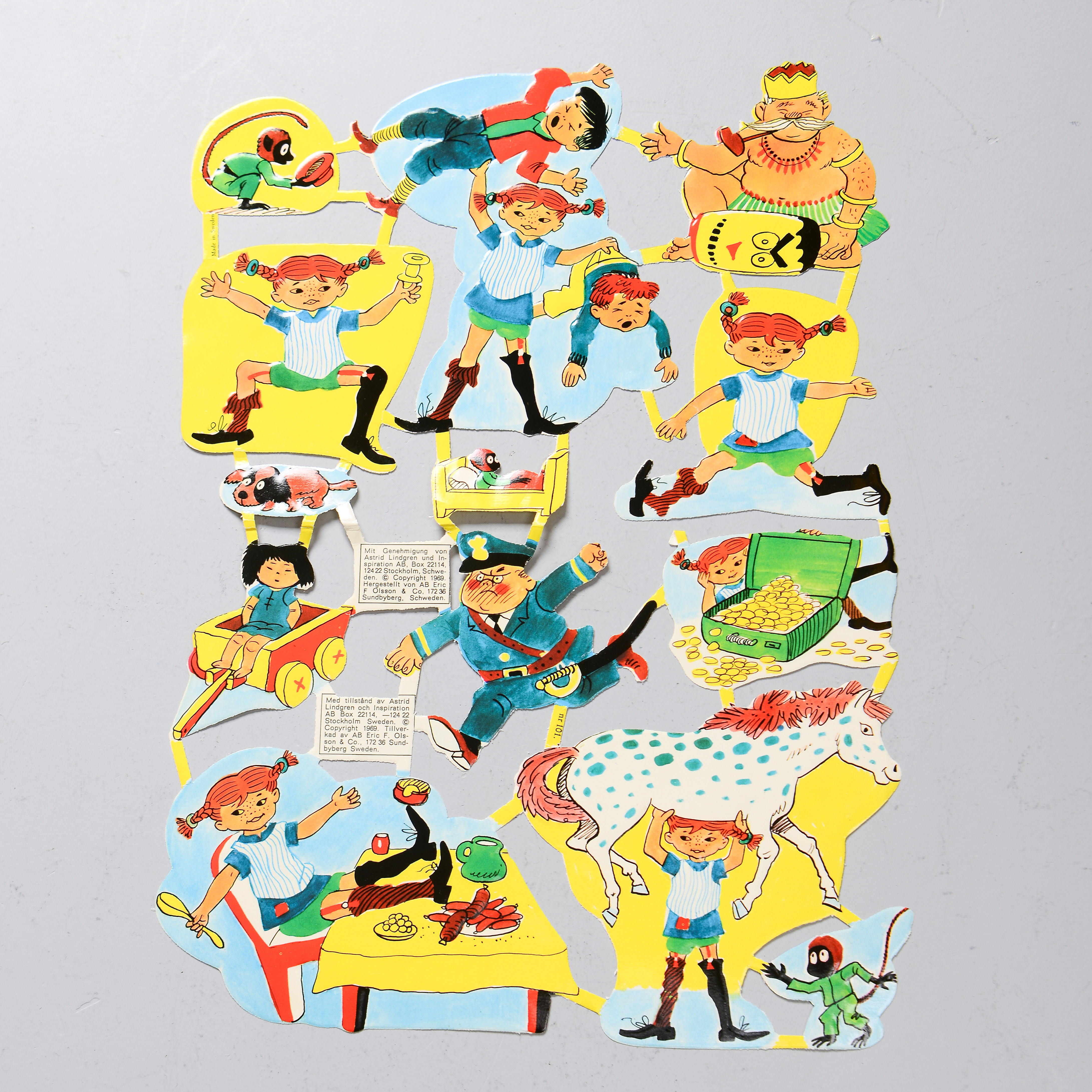 BOKMÄRKEN, bl.a Pippi Långstrump, 1900-talets andra del.