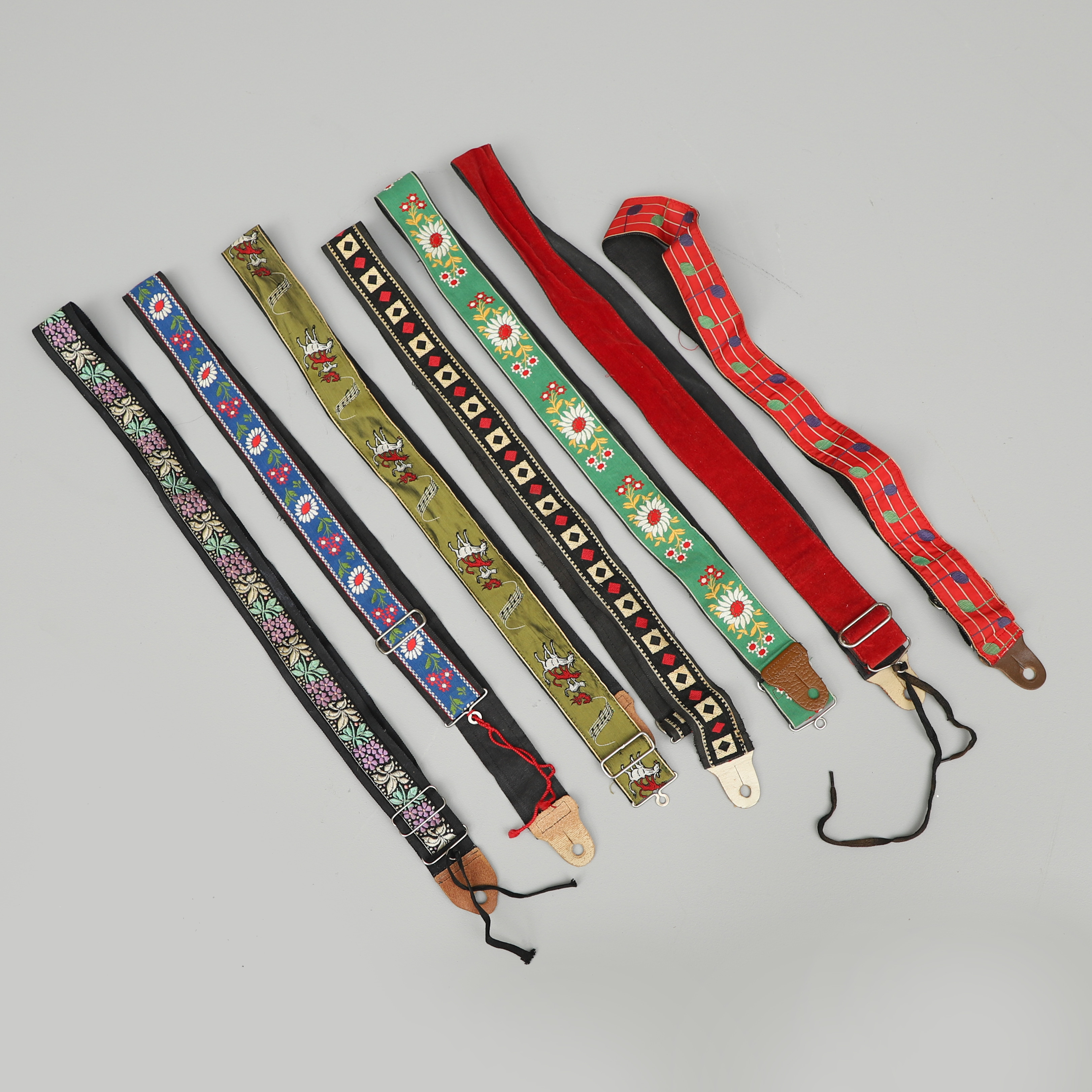 AXELBAND, 7 st, till gitarr, 1970-tal.