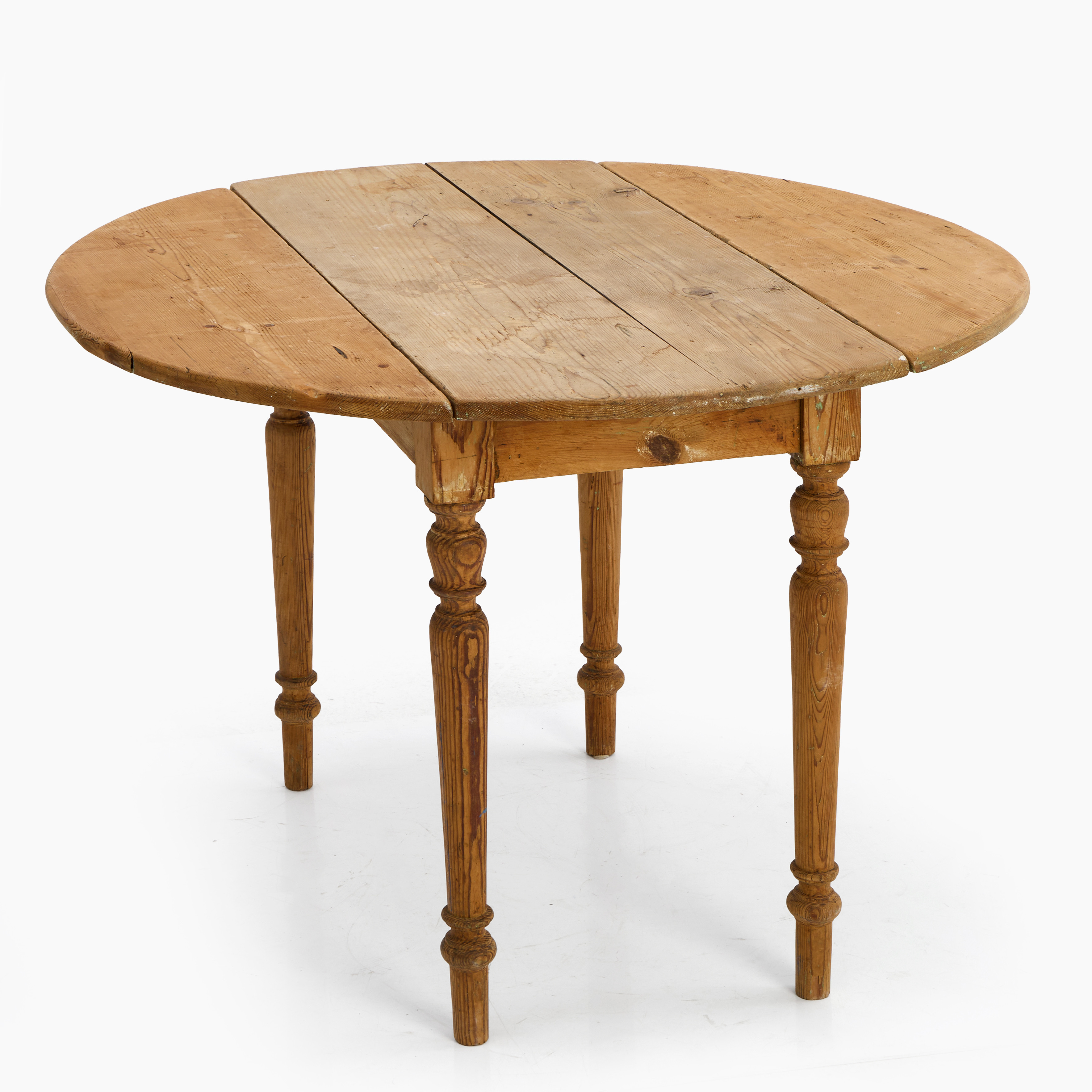 SLAGBORD, furu, 1800-tal, svarvade ben.