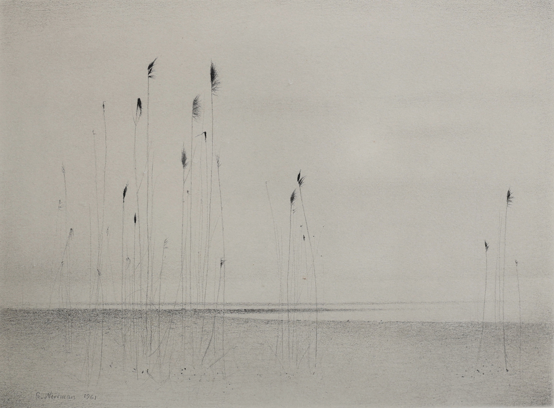 GUNNAR NORRMAN. "GLESA STRÅN", 1961.