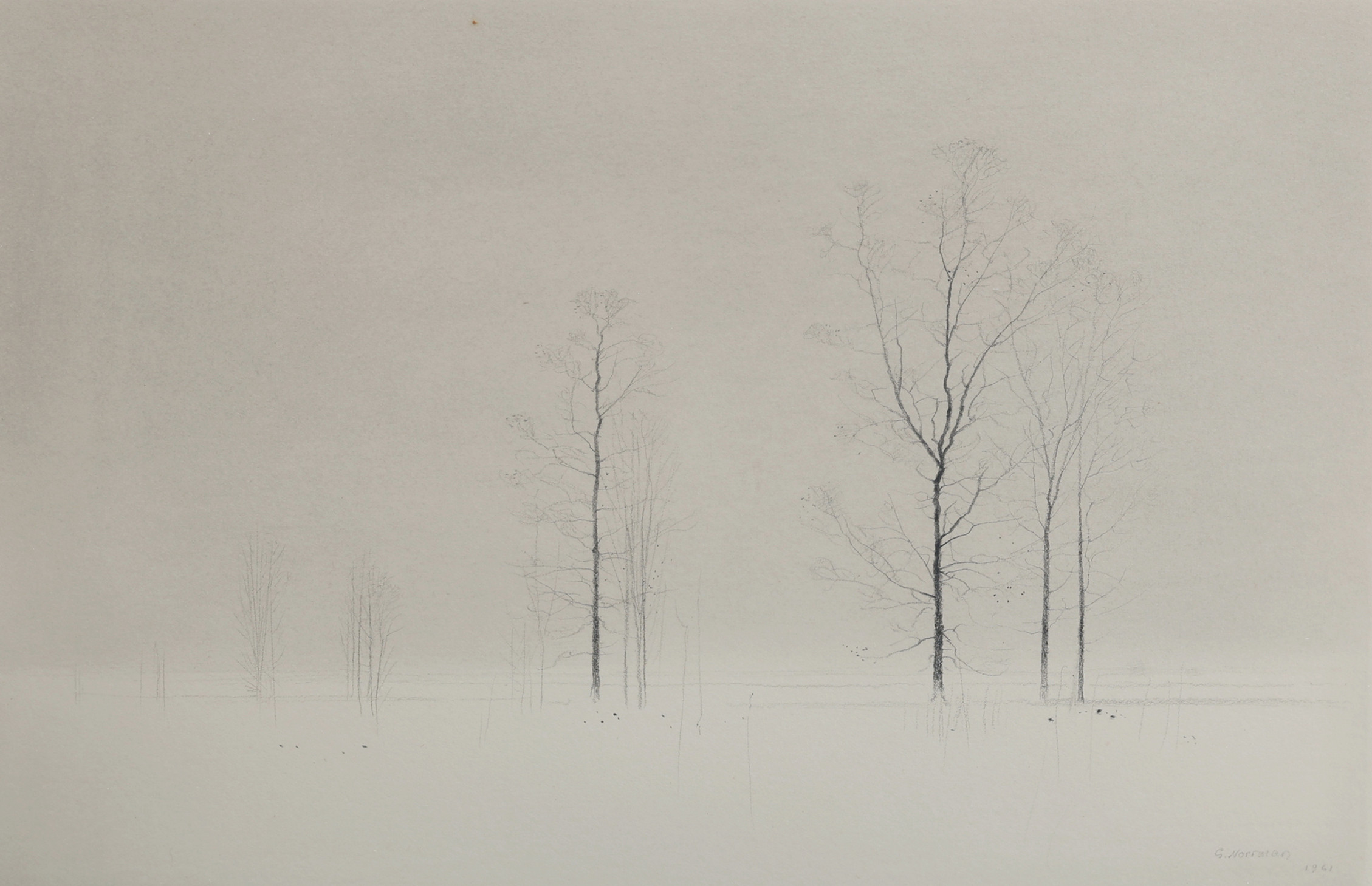 GUNNAR NORRMAN. "SNÖDIS", 1961.
