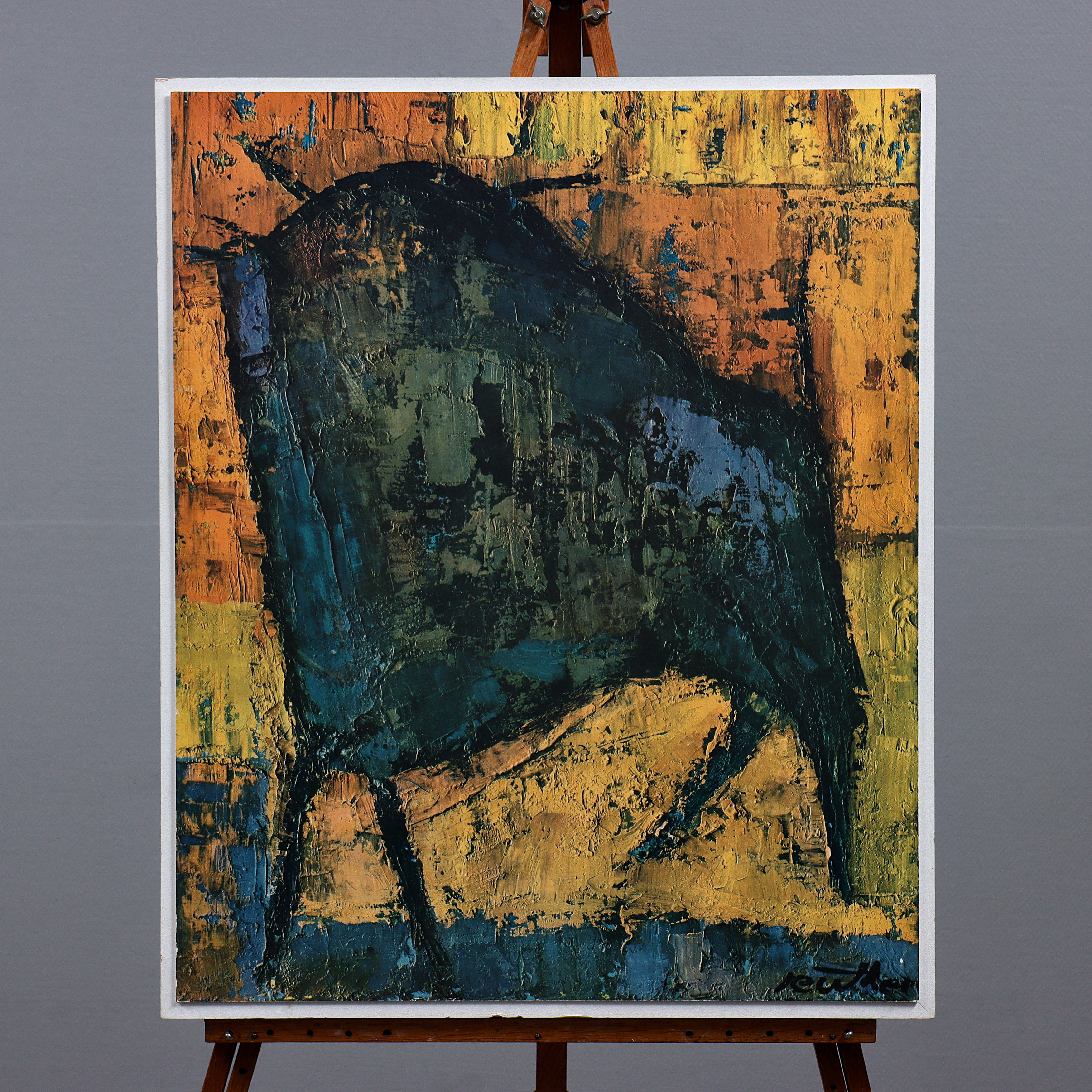 WOLF REUTHER (1917–2004) OFFSETTRYCK AV OLJEMÅLNING.