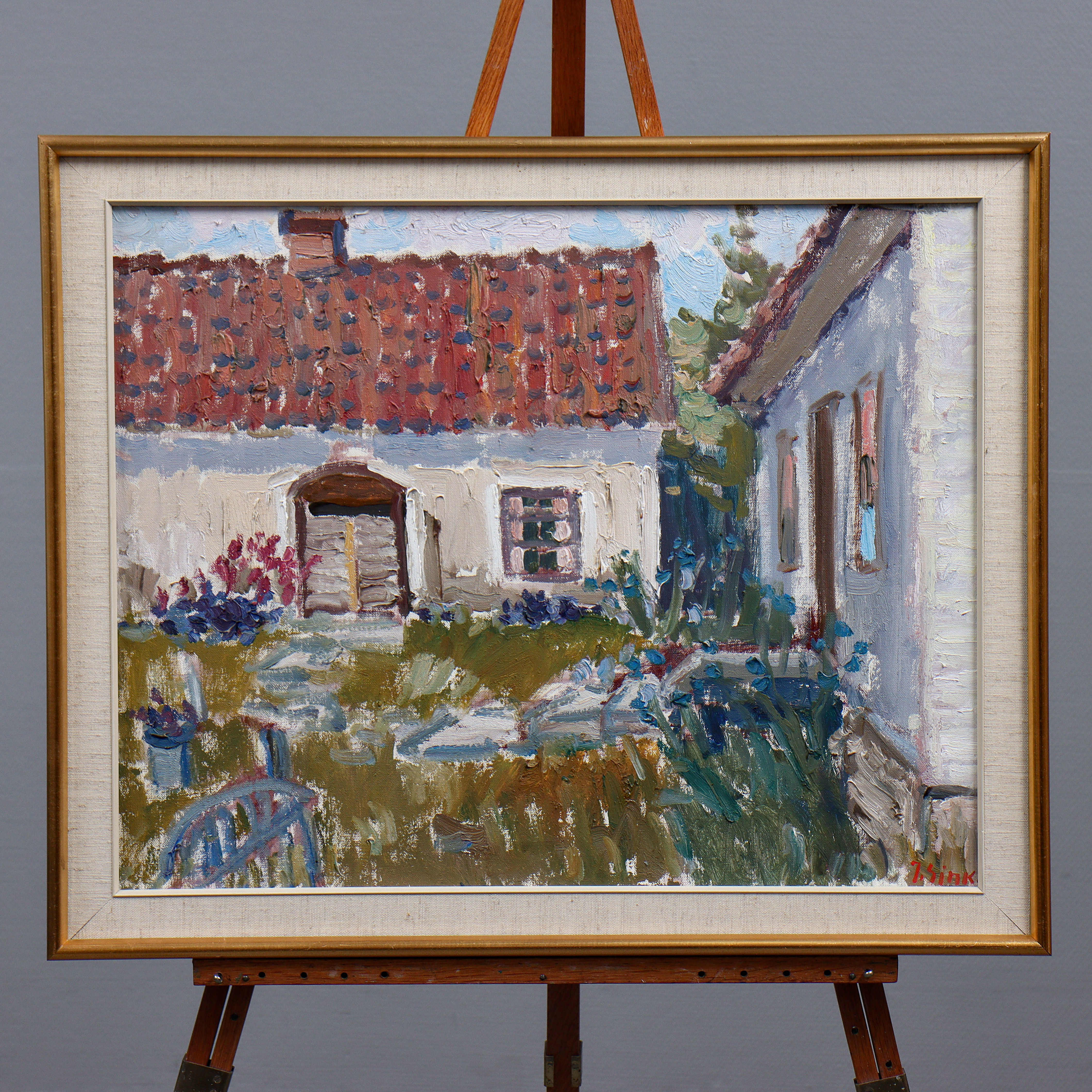 IMANTS SINKA (1915-1993, LETTLAND) OLJA PÅ DUK, SIGNERAD.