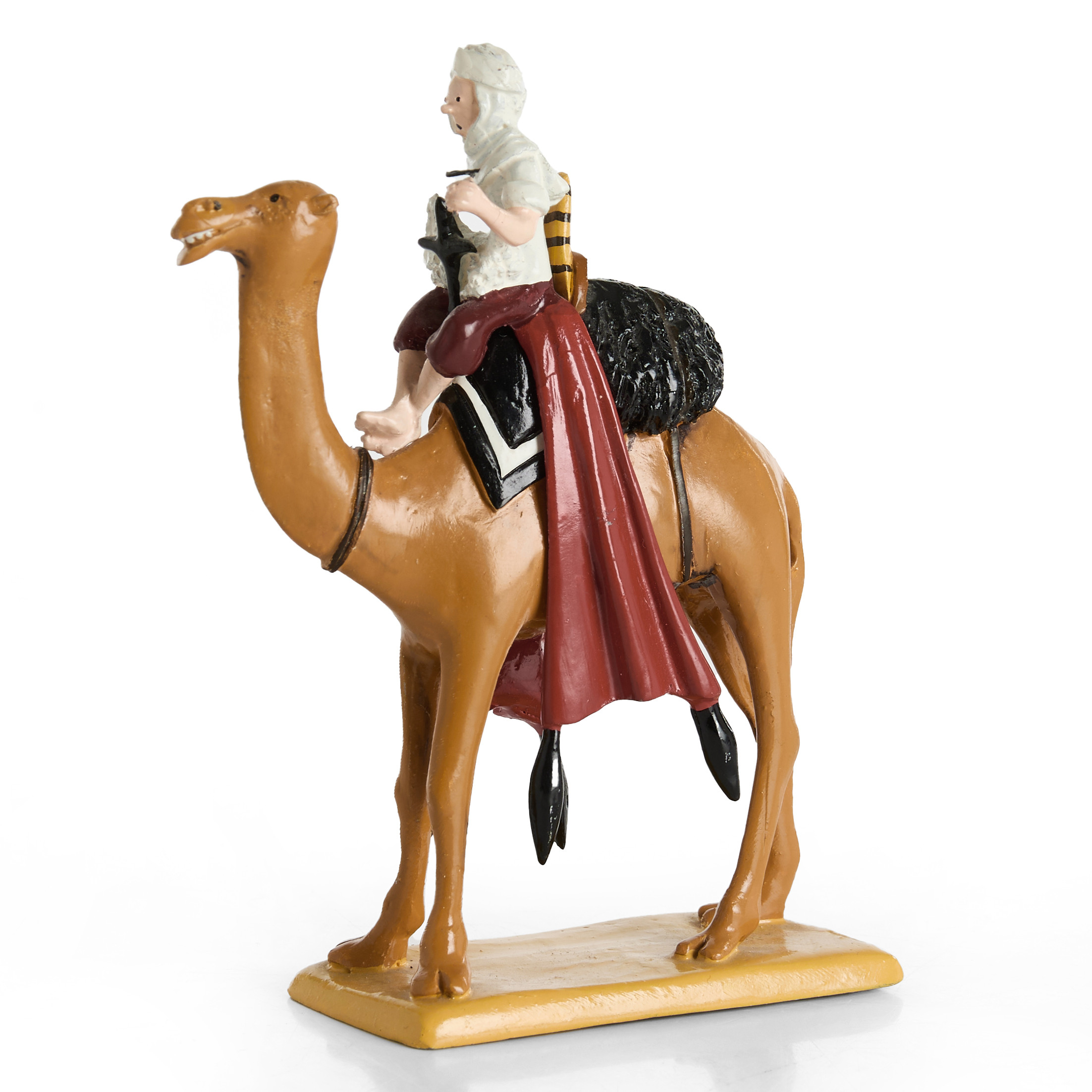 TINTIN och Milo. "Faraos cigarr", figurin, Pixi Mini, bemålad metall.