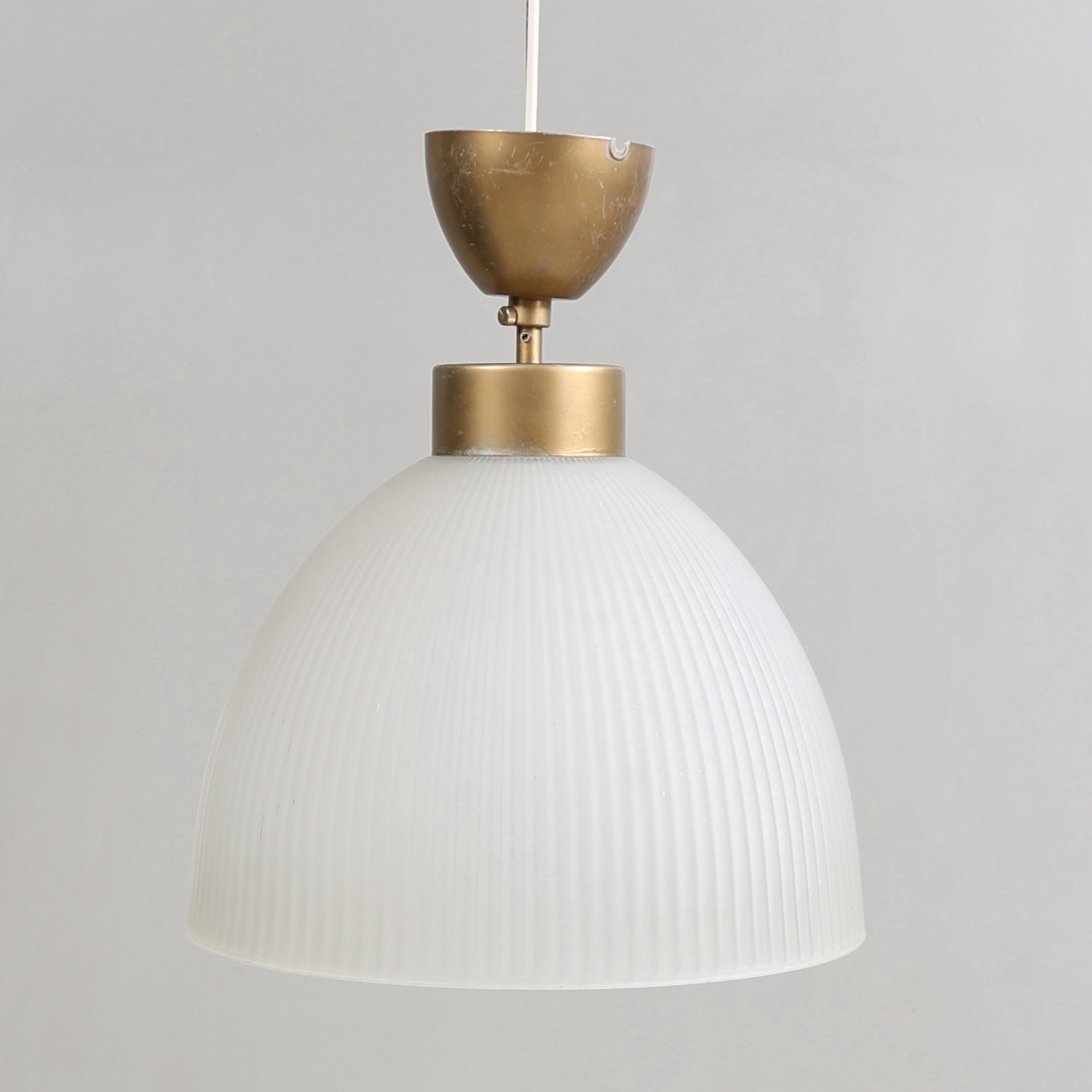 TAKLAMPA, glas och metall, Ikea, samtida.