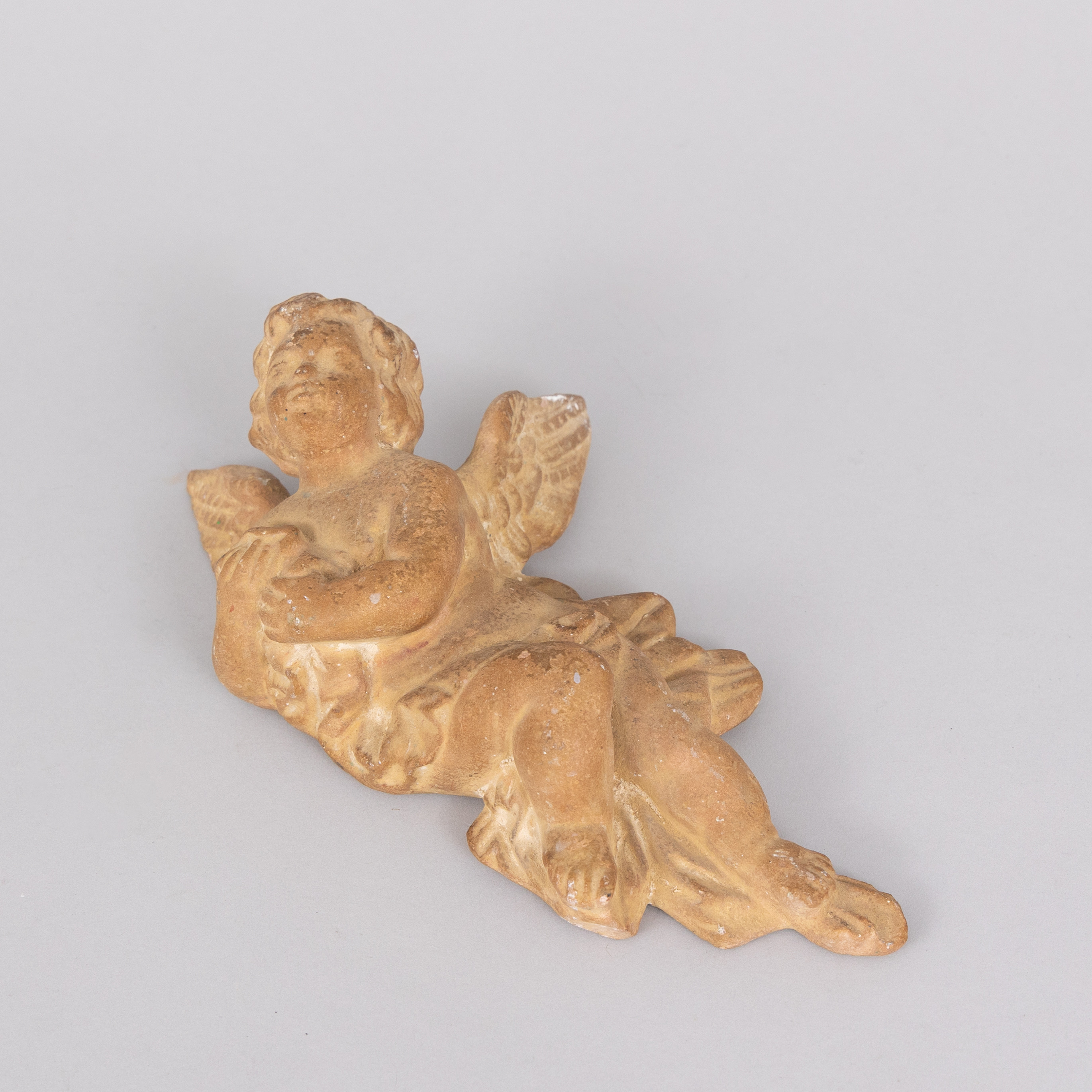 PUTTI, terracotta, sannolikt Tyskland sent 1800-tal.