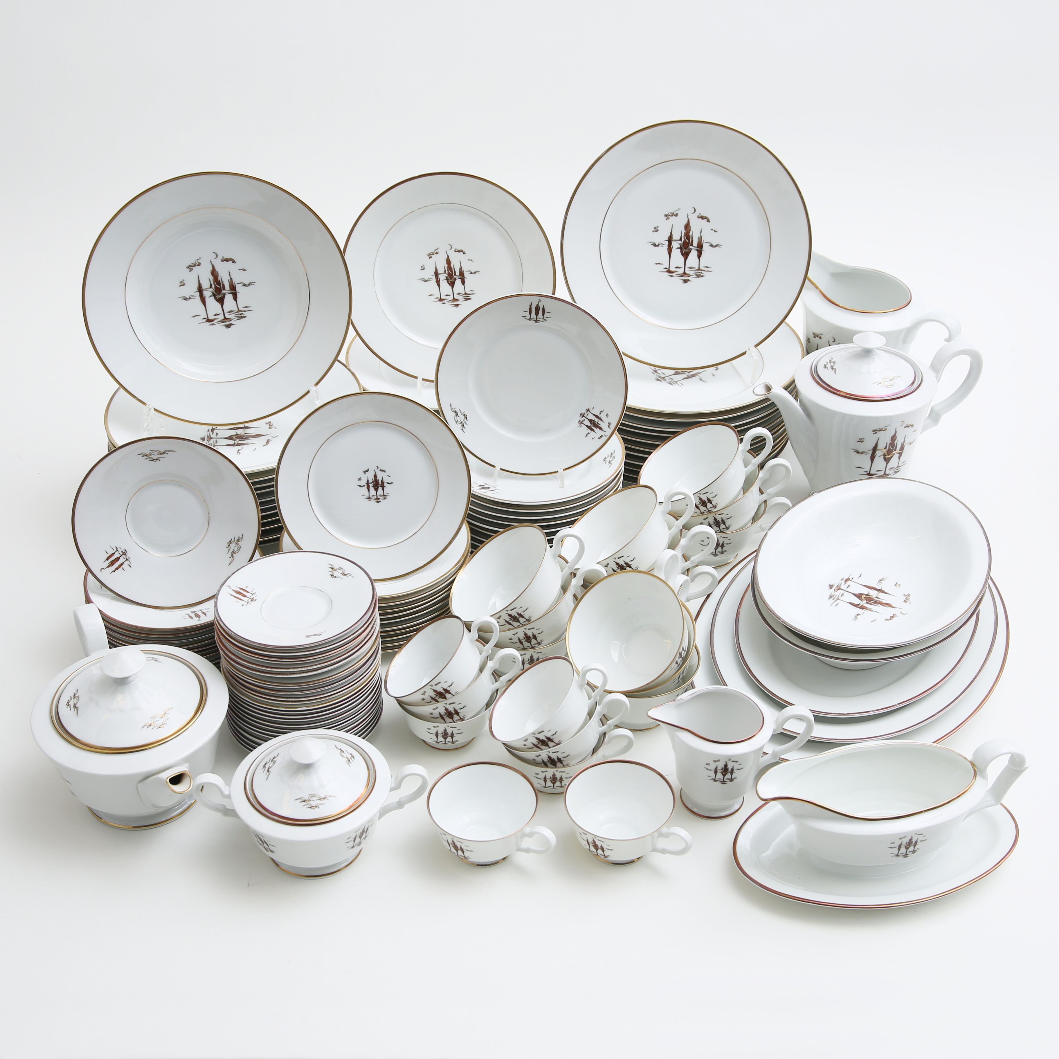 MAT/KAFFE/TE-SERVIS, ca 120 delar, Hackefors.